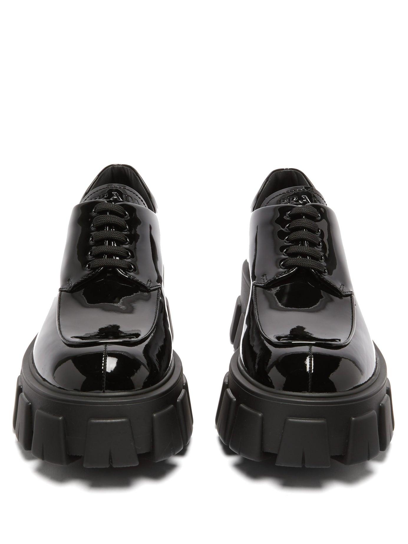 prada lug sole derby shoes
