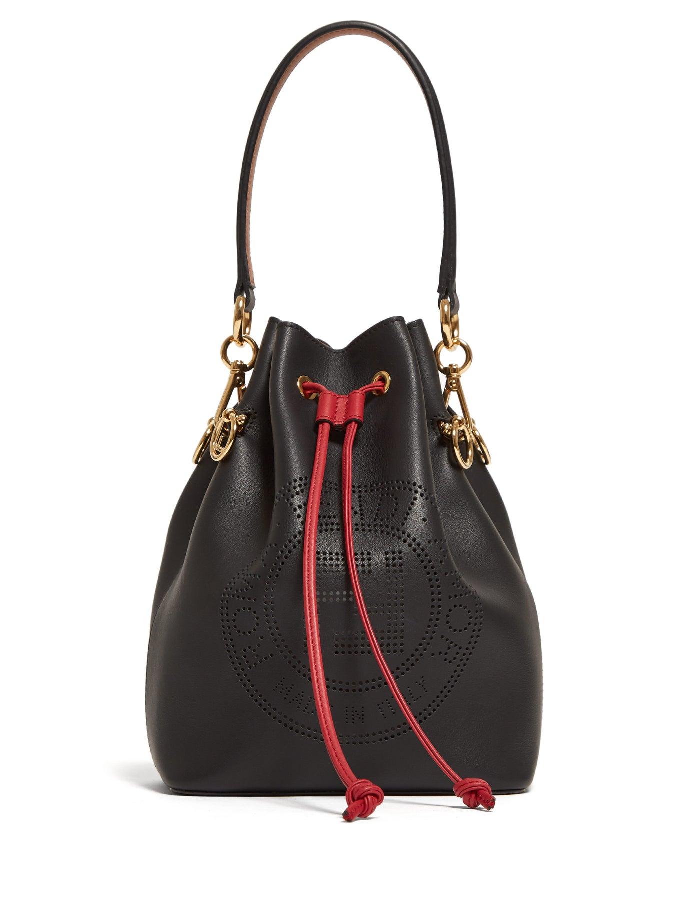 fendi perforated bucket bag