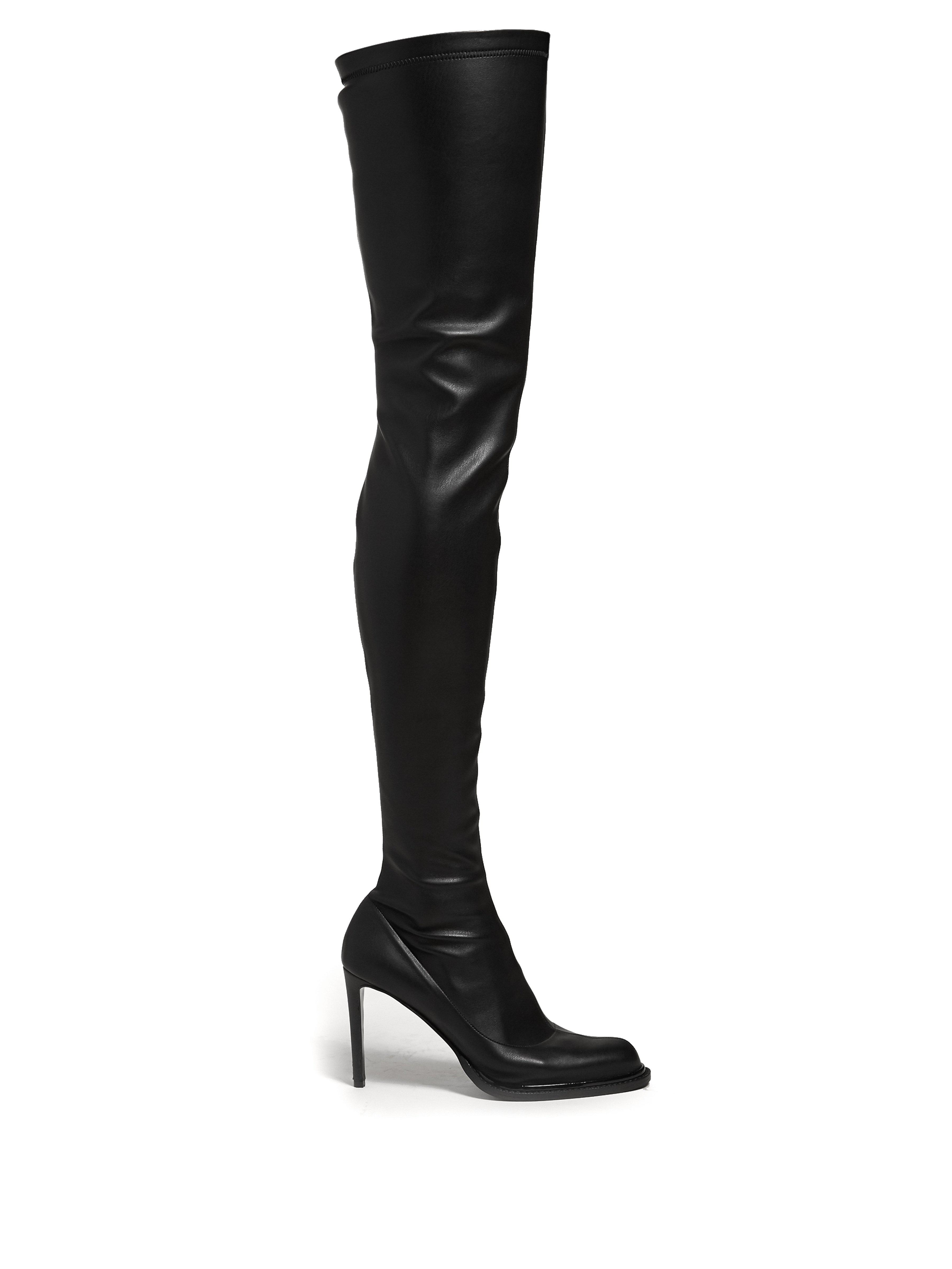 Stella McCartney Over-the-knee Boots in Black - Lyst