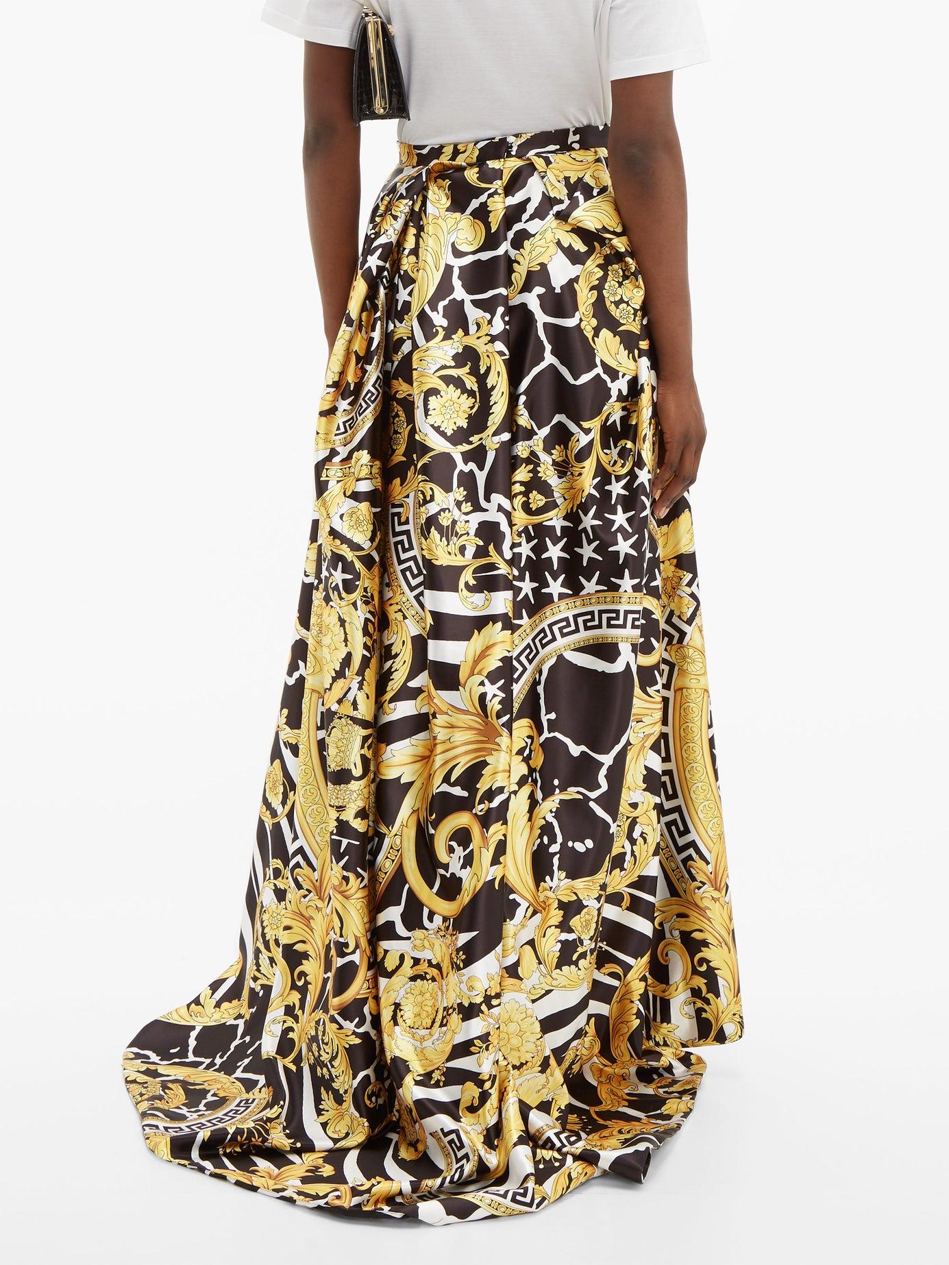 versace short skirt