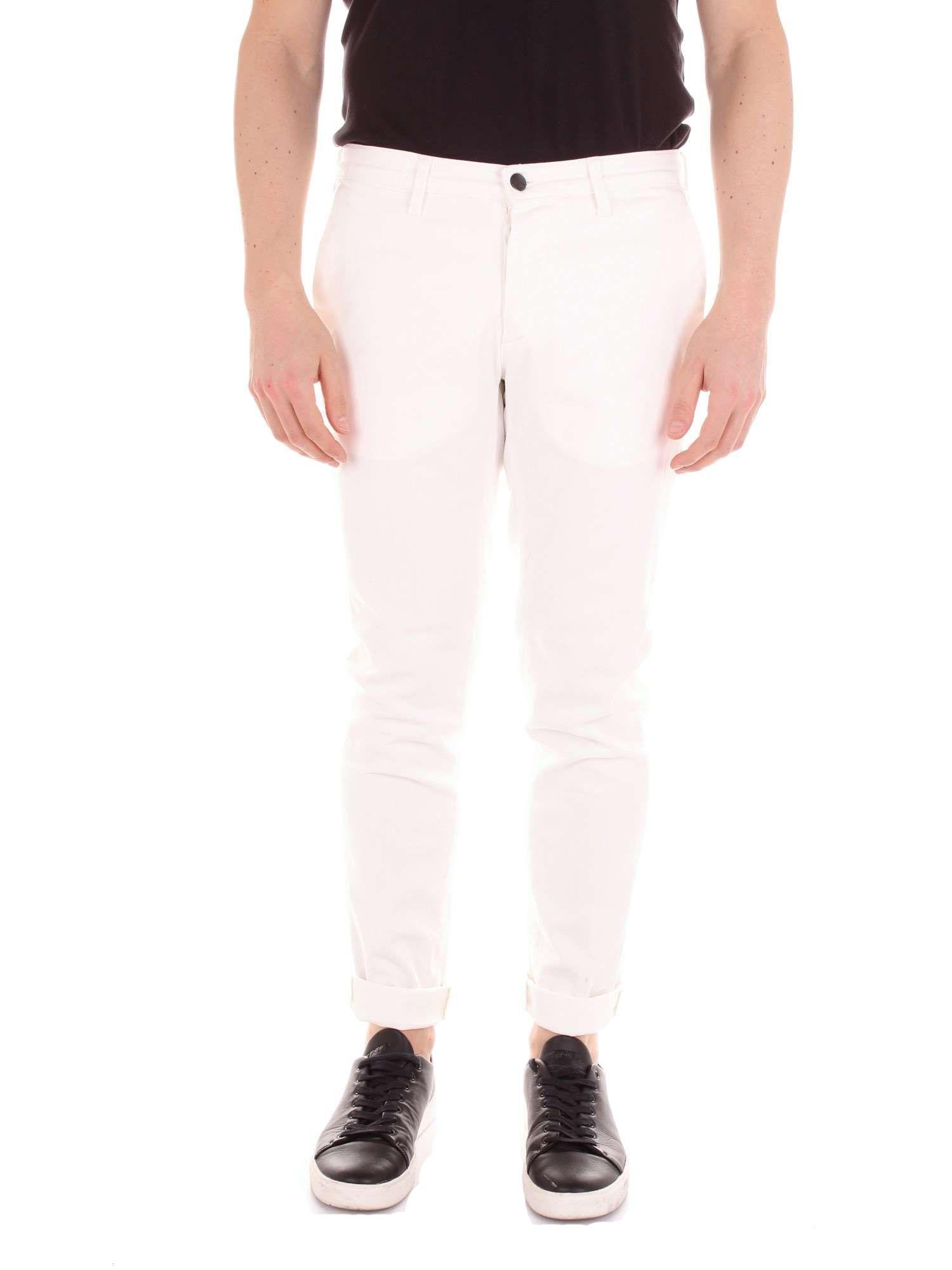 Cruna White Cotton Pants for Men - Lyst