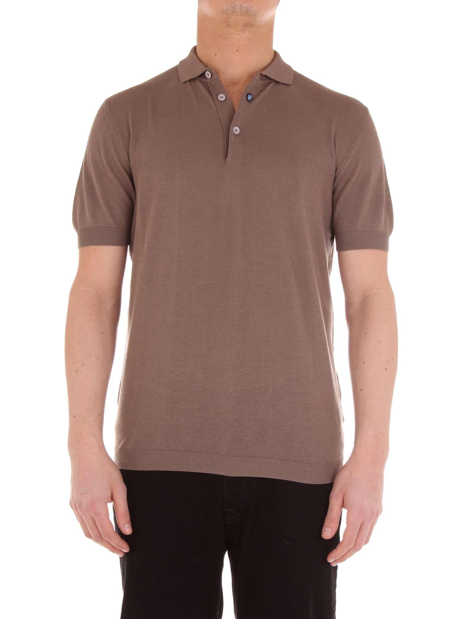 Heritage Brown Cotton Polo Shirt in Brown for Men - Lyst