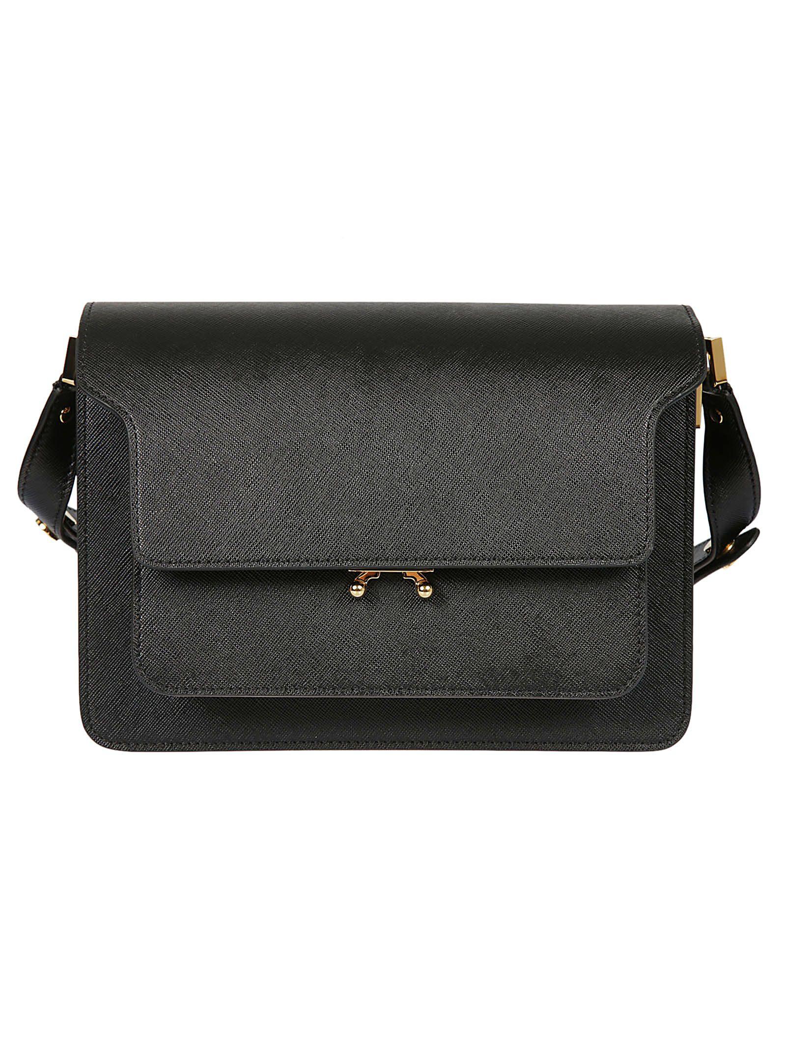 marni leather shoulder bag