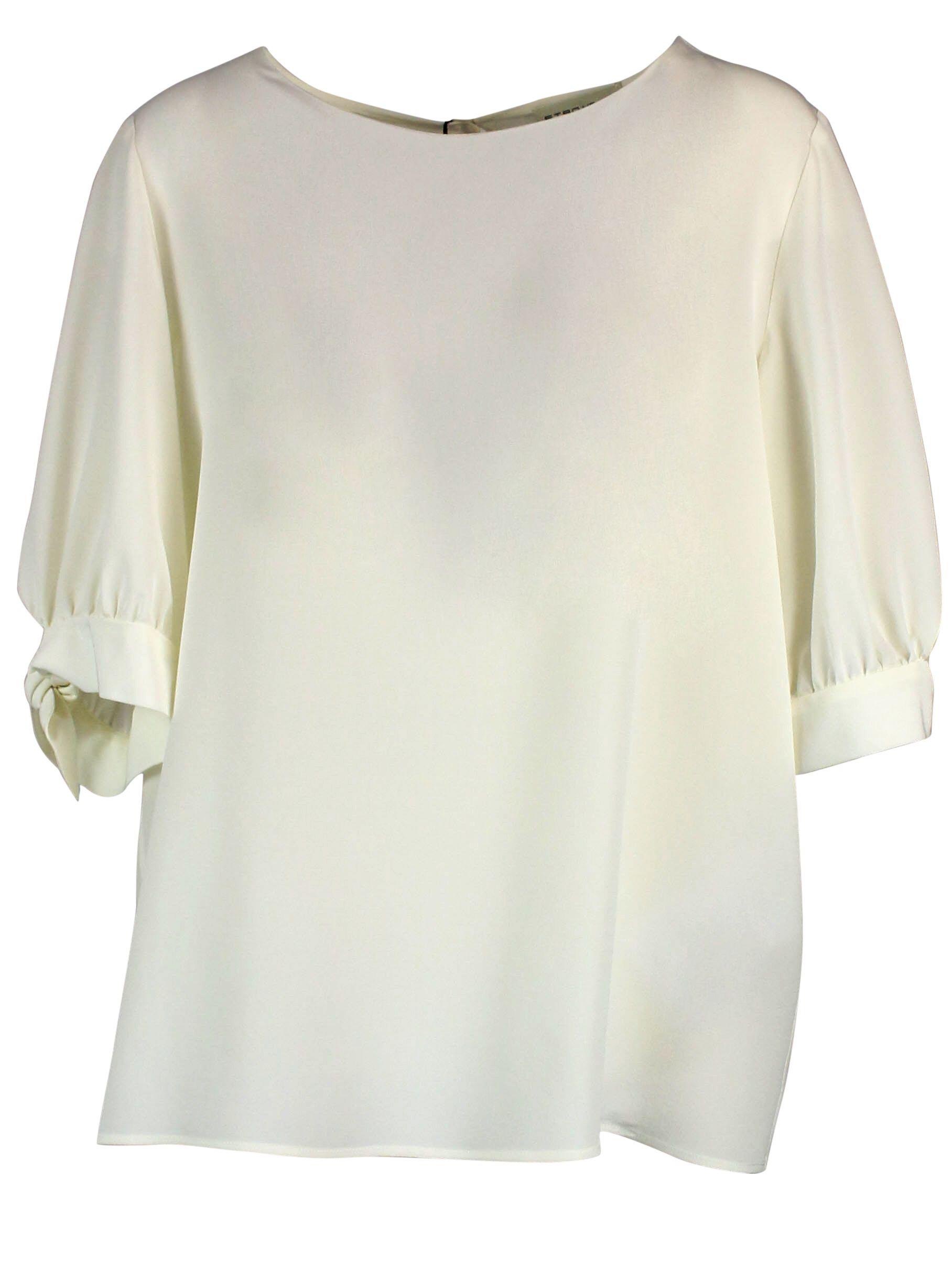 Etro White Silk Top in White - Save 20% - Lyst