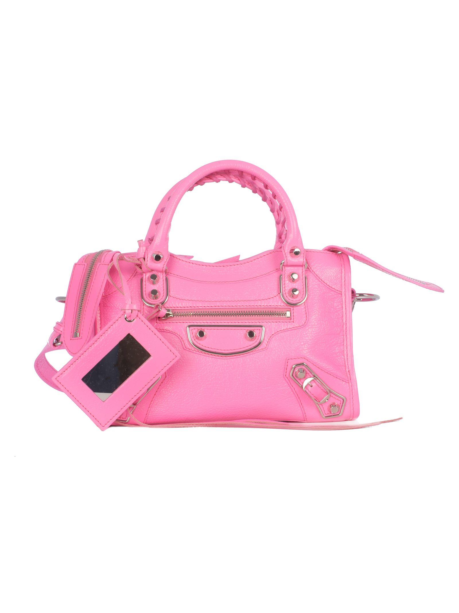 pink balenciaga handbag