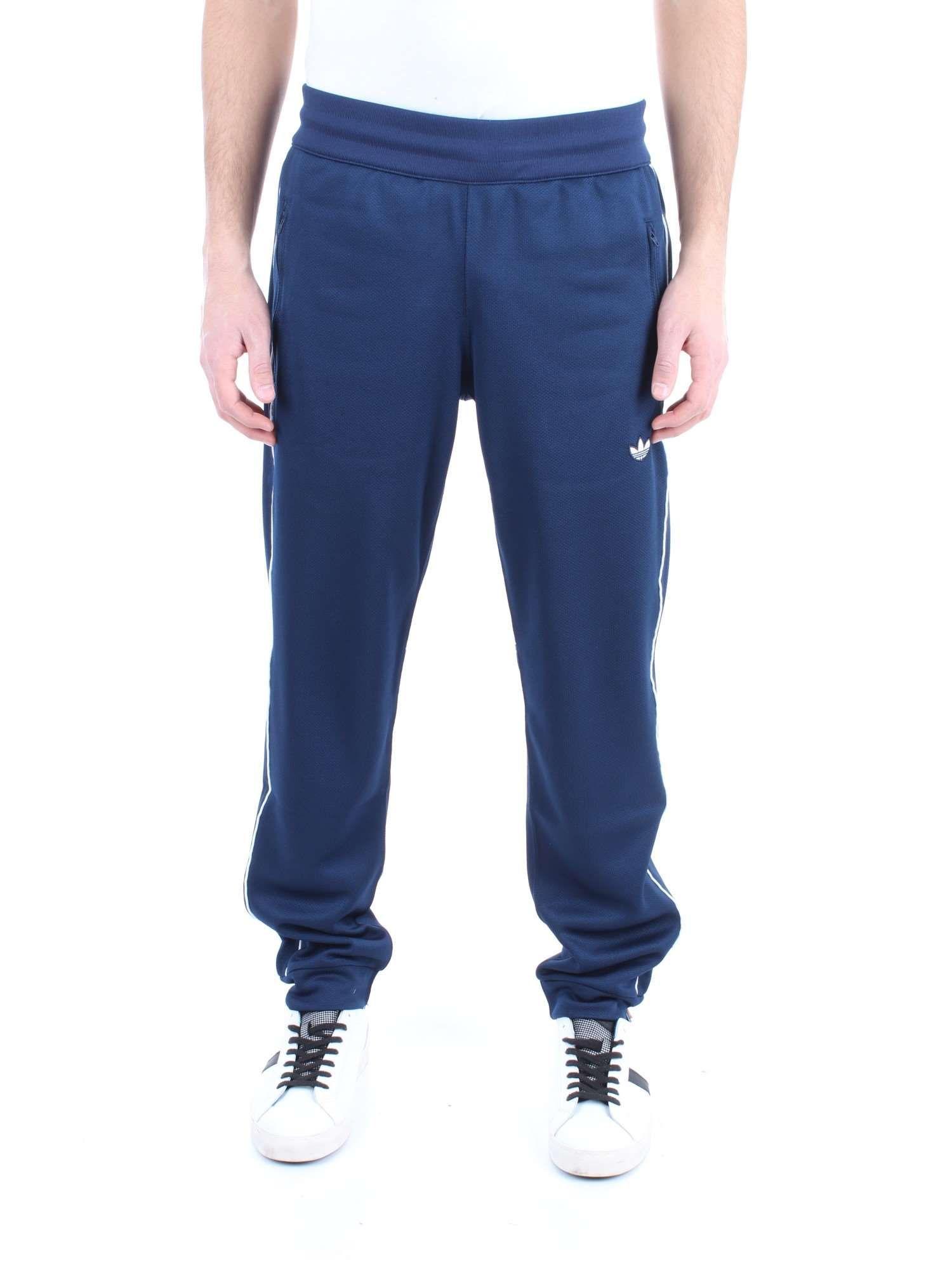 adidas Blue Polyester JOGGERS in Blue for Men - Lyst