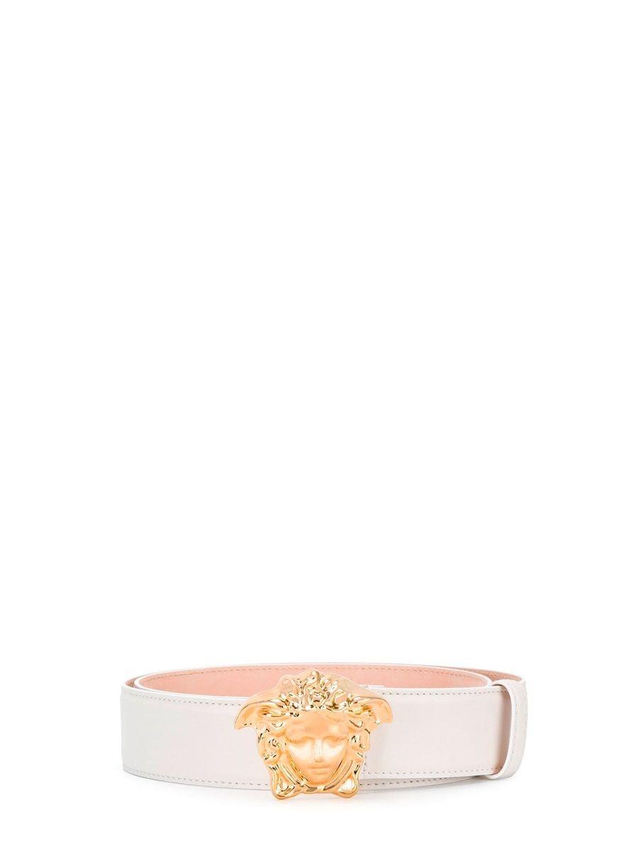 Versace White Leather Belt in White for Men Save 41 Lyst