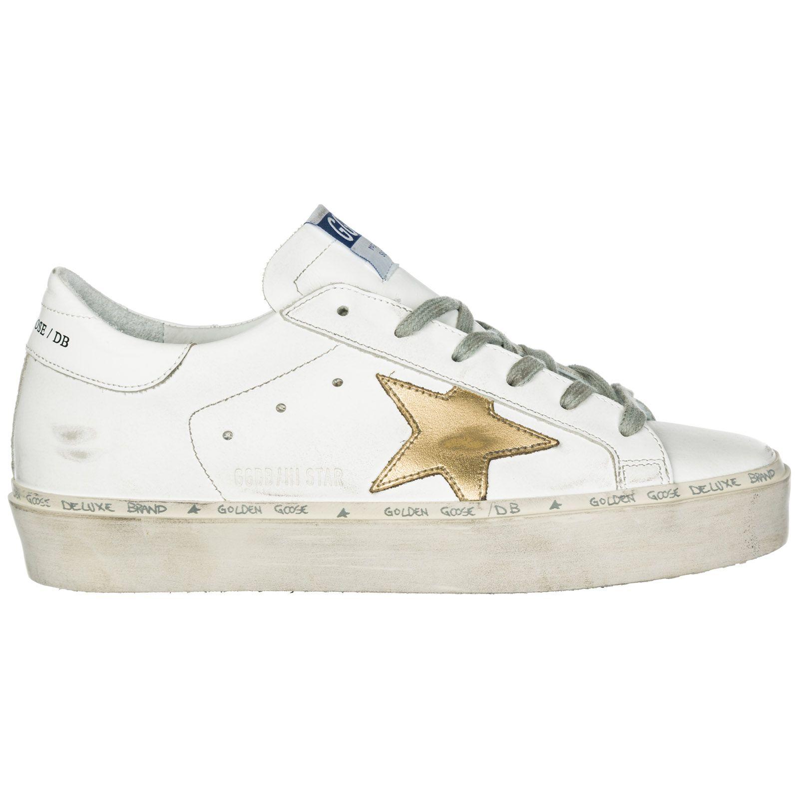 Golden Goose Deluxe Brand White Leather Sneakers in White - Lyst