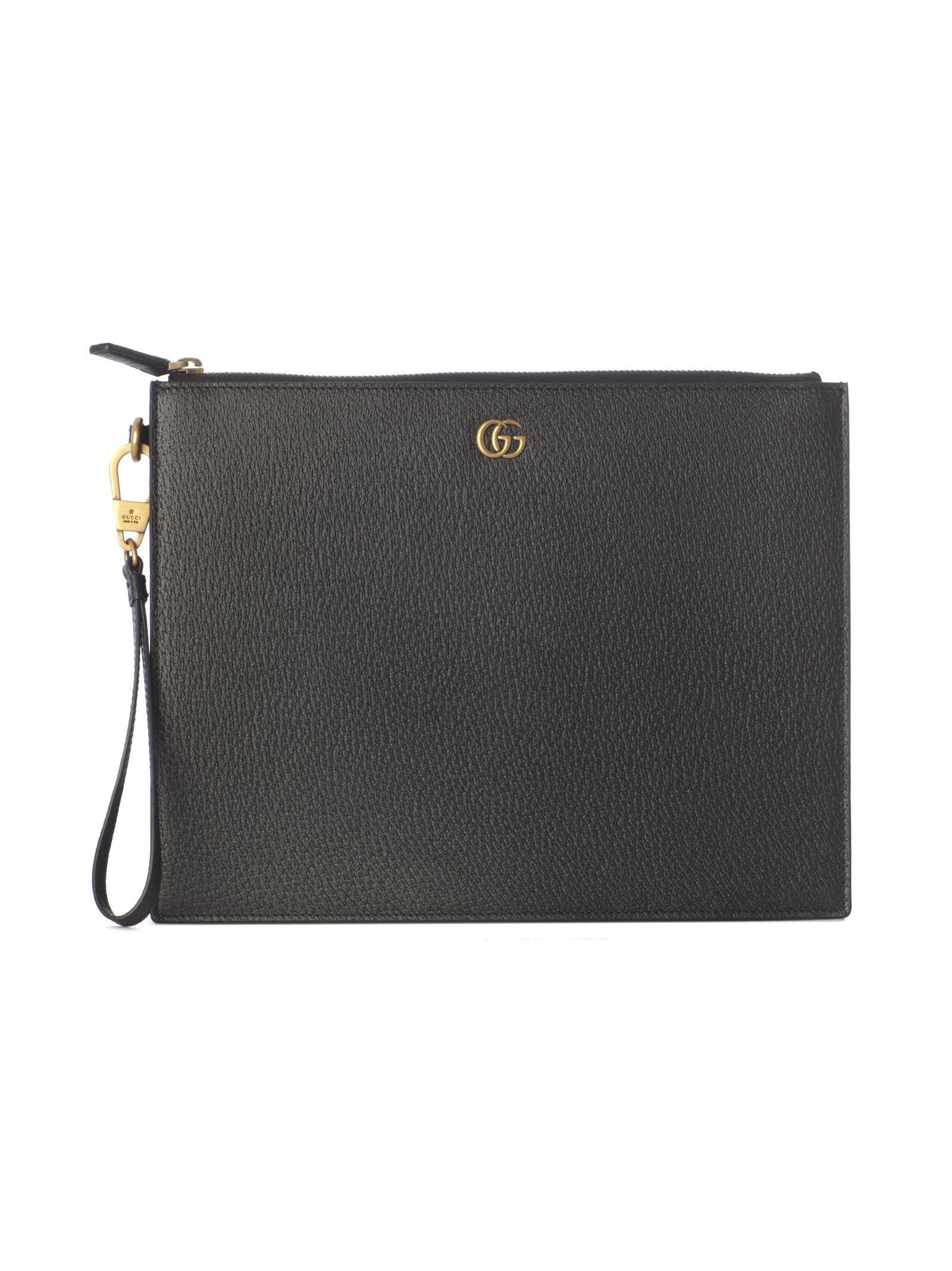 black gucci clutch purse