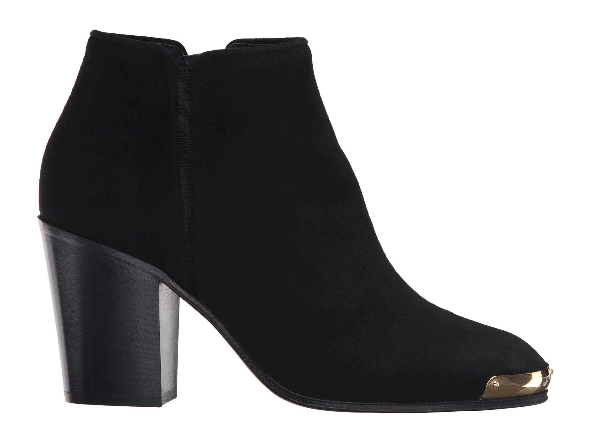 Giuseppe Zanotti Black Suede Ankle Boots in Black - Lyst