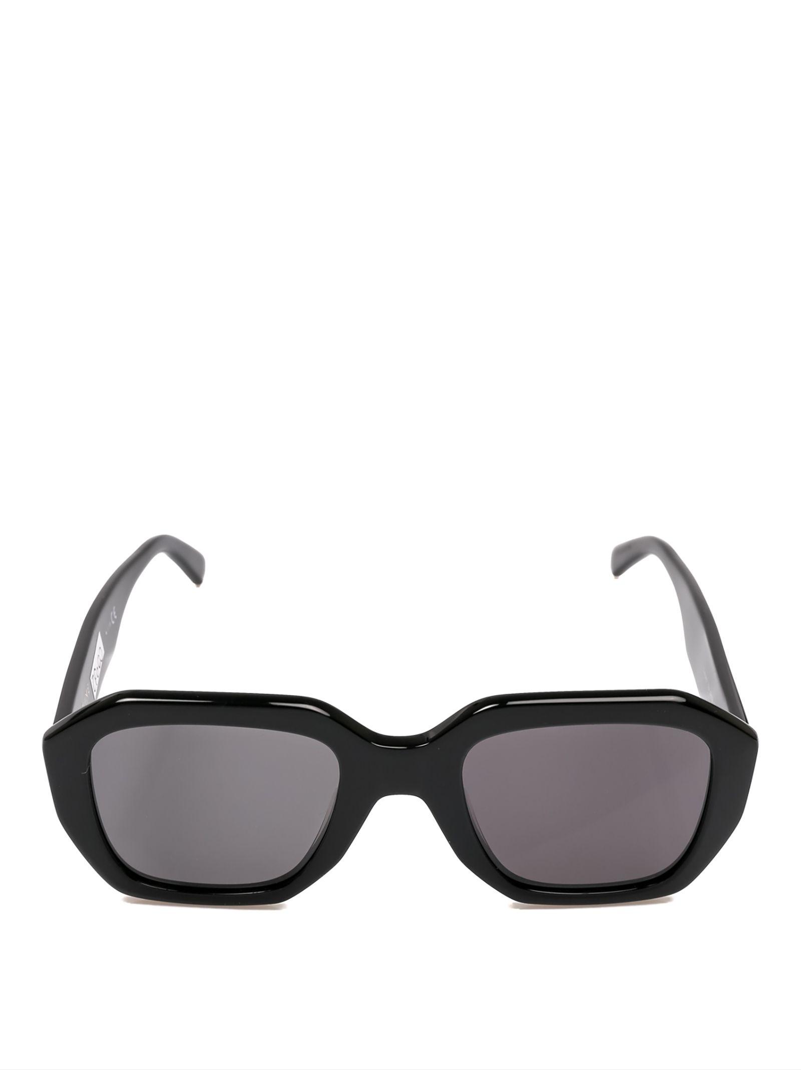 Céline Black Acetate Sunglasses in Black - Lyst