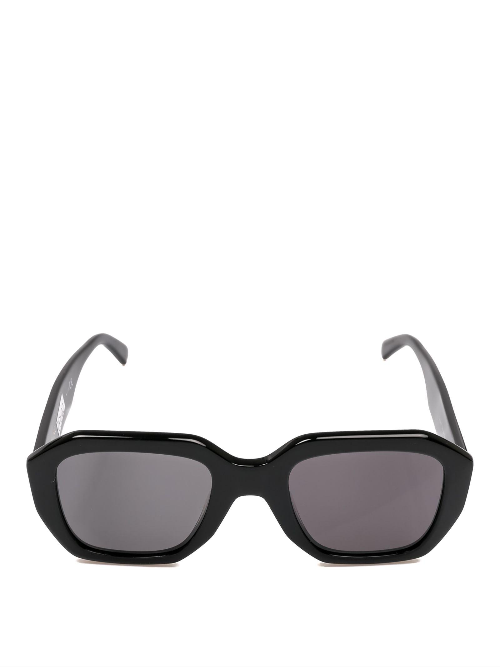 Céline Black Acetate Sunglasses in Black Lyst