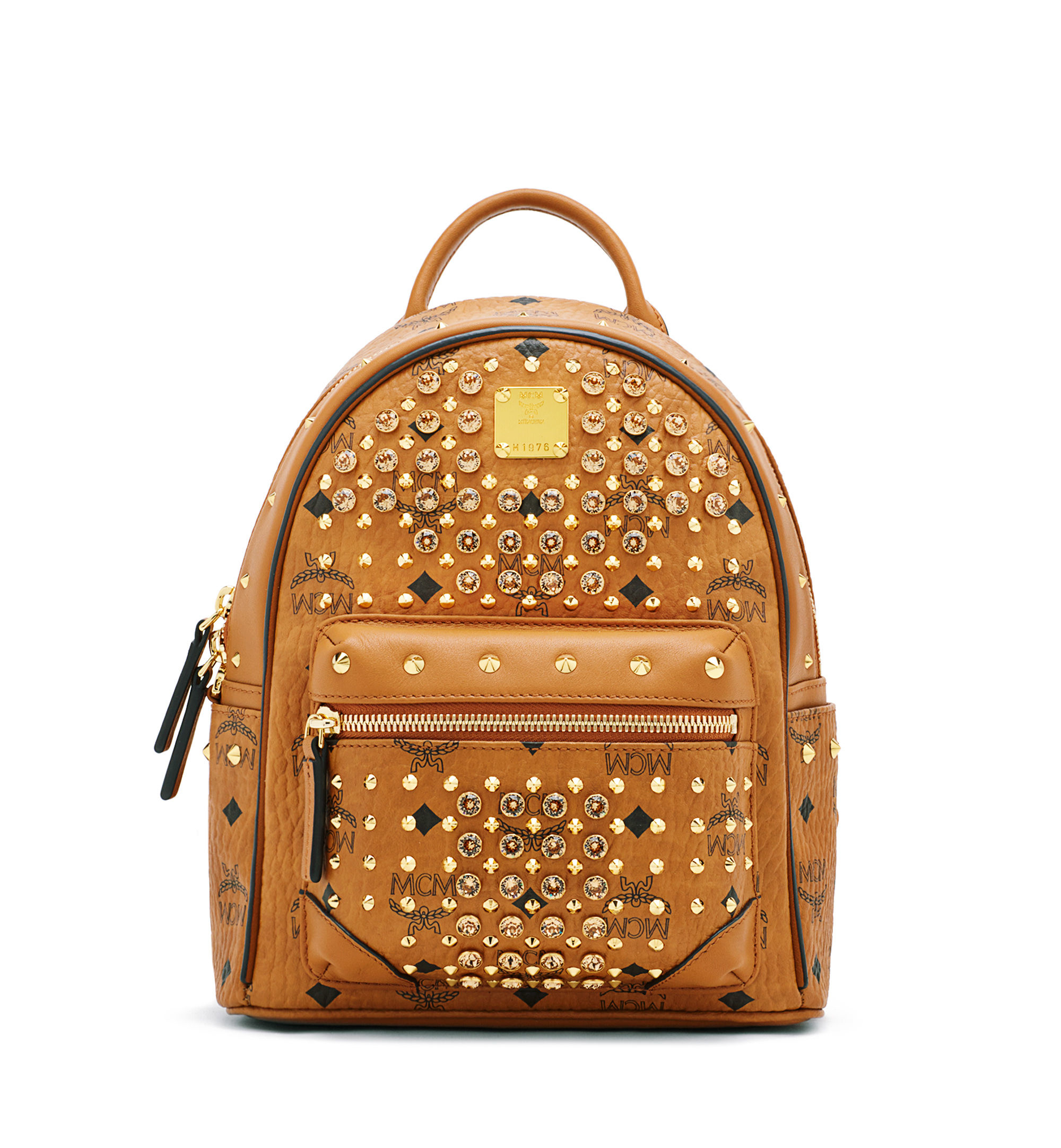 Mcm Studded Backpack - Save 23% | Lyst