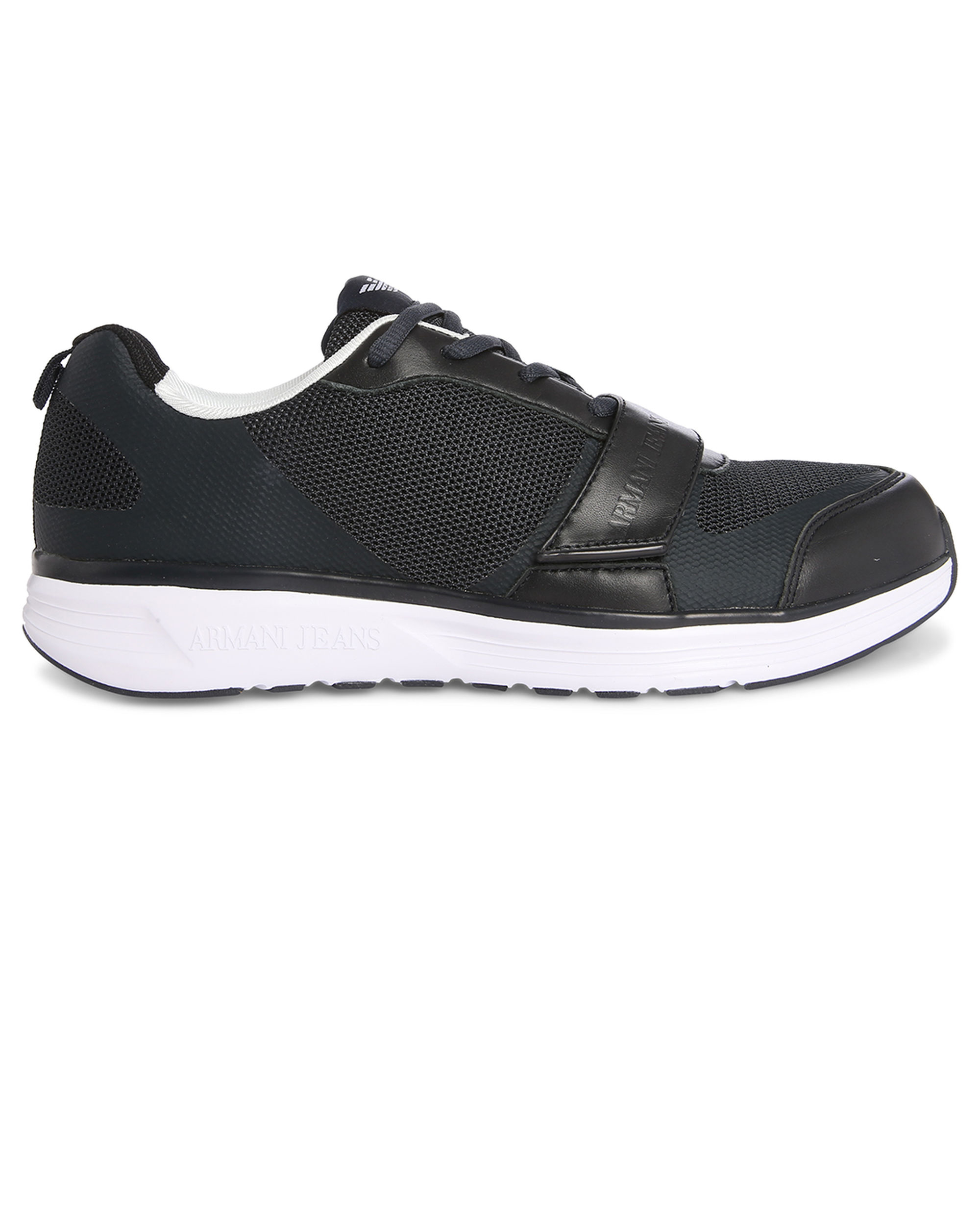 armani velcro runner trainers