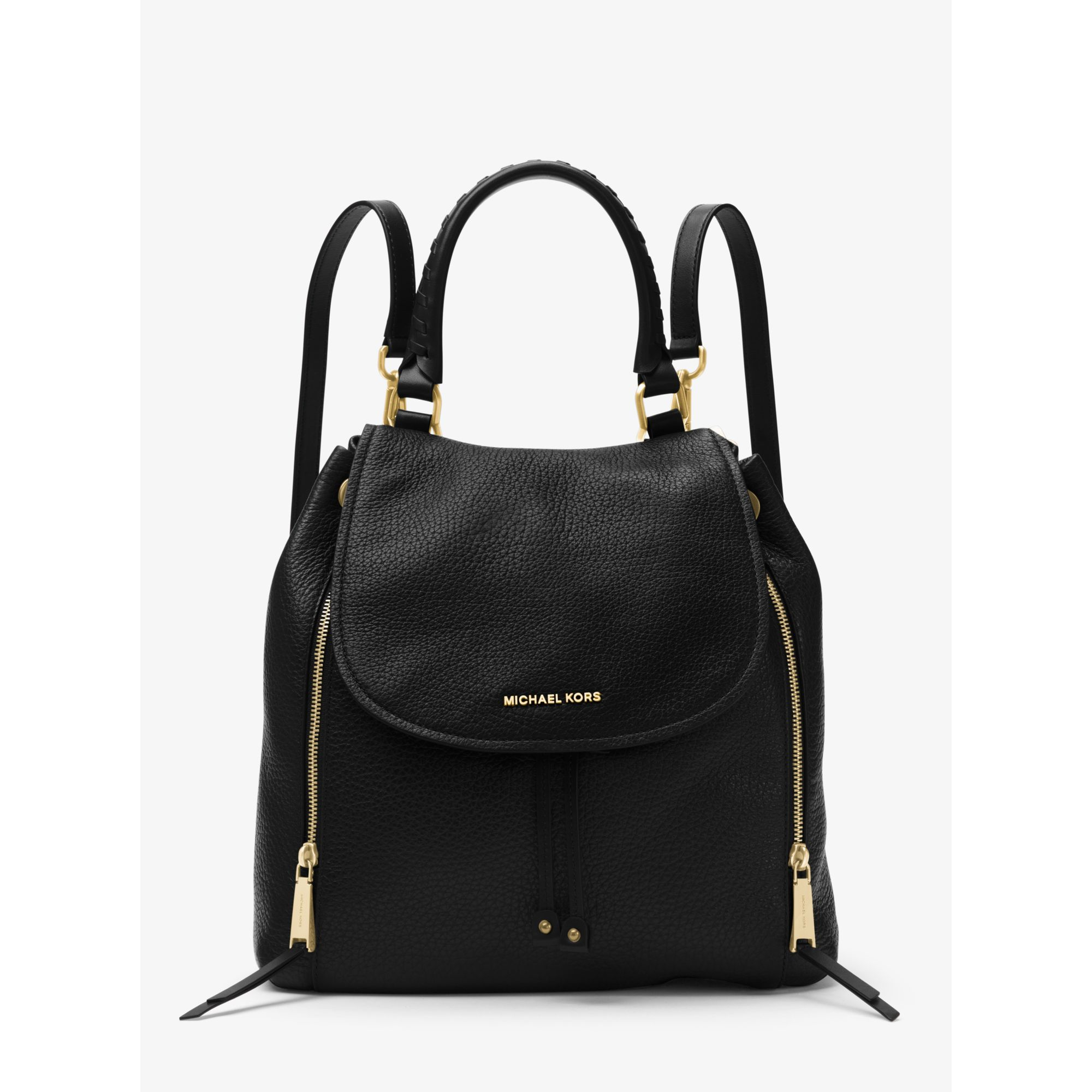 Mk viv large leather backpack sale