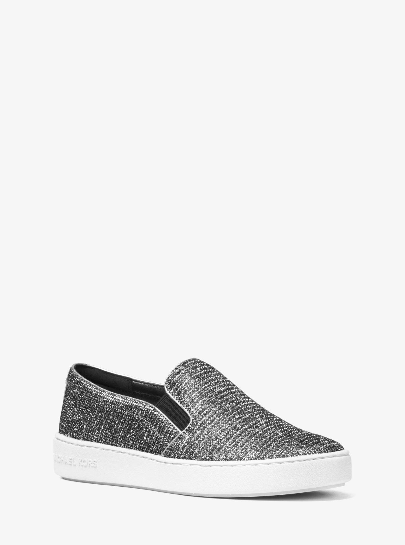 Lyst - Michael Kors Keaton Chain-mesh Slip-on Sneaker in Black