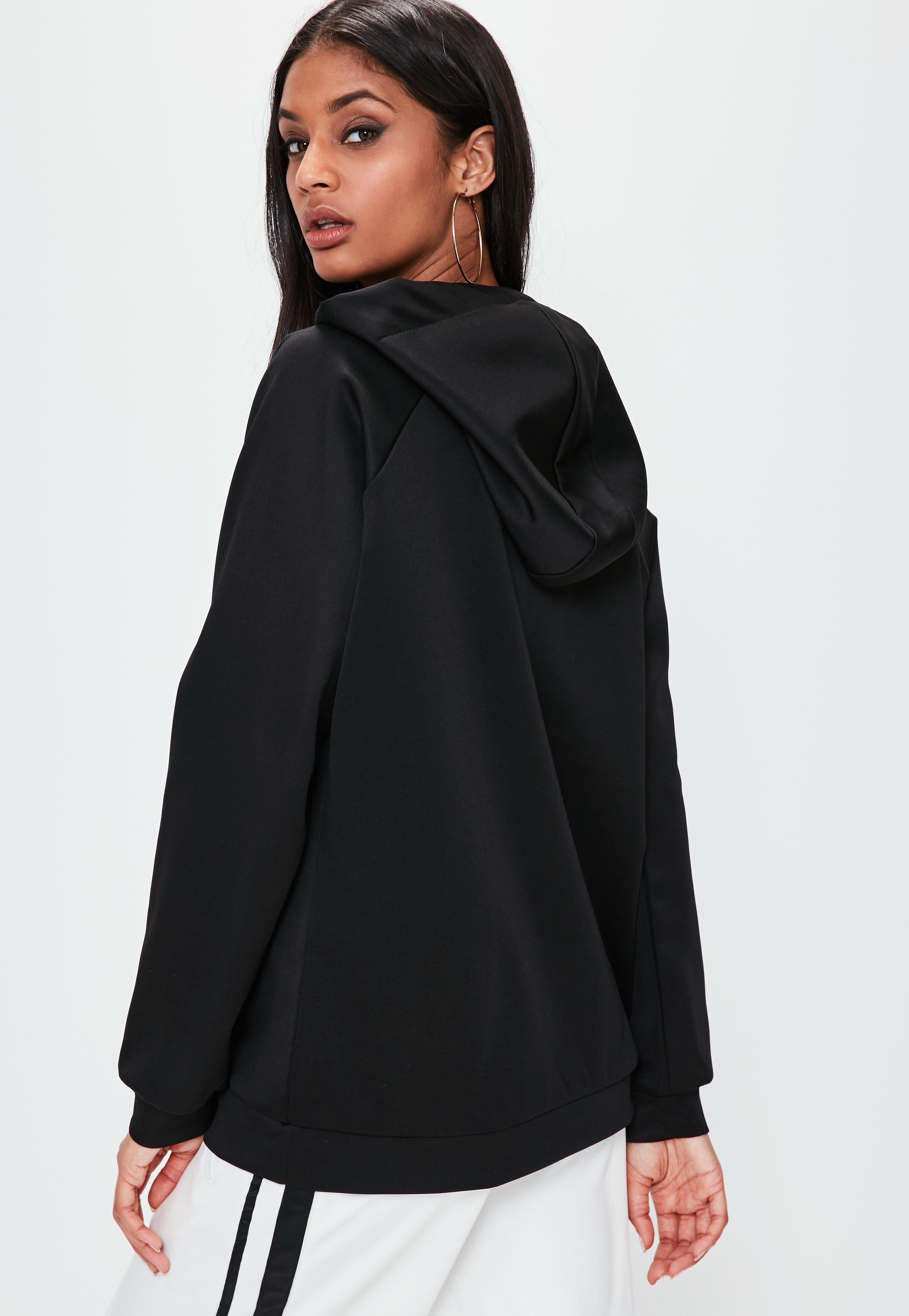 Lyst - Missguided Londunn + Black Scuba Hoodie in Black