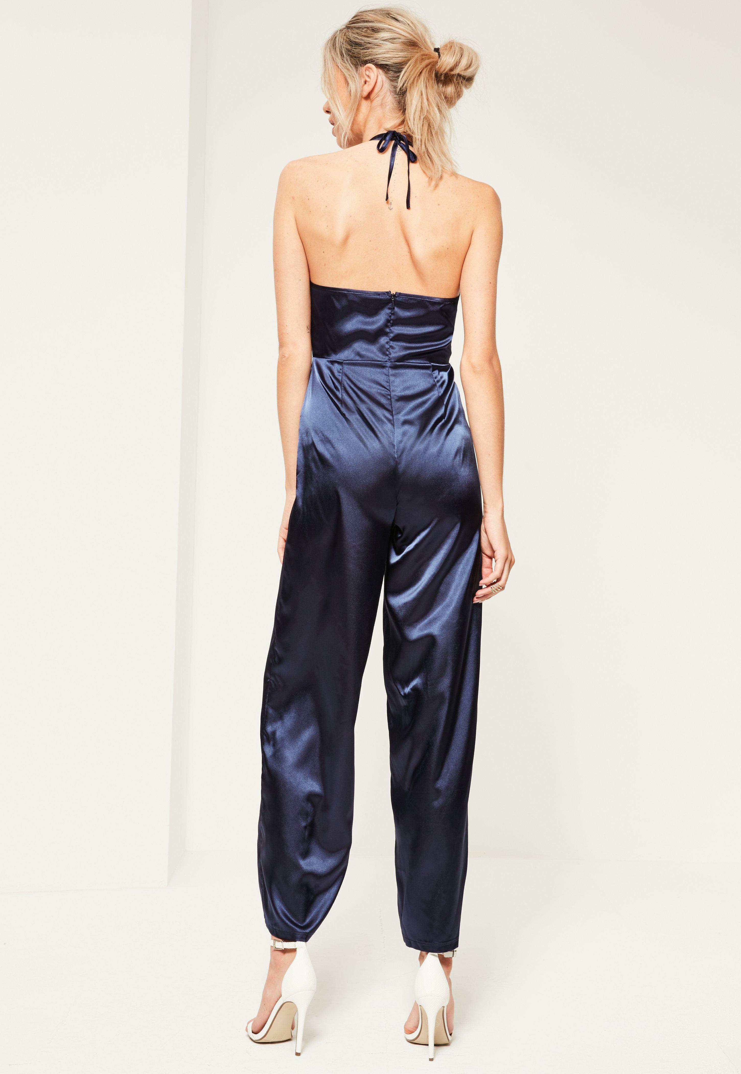 petite denim jumpsuit