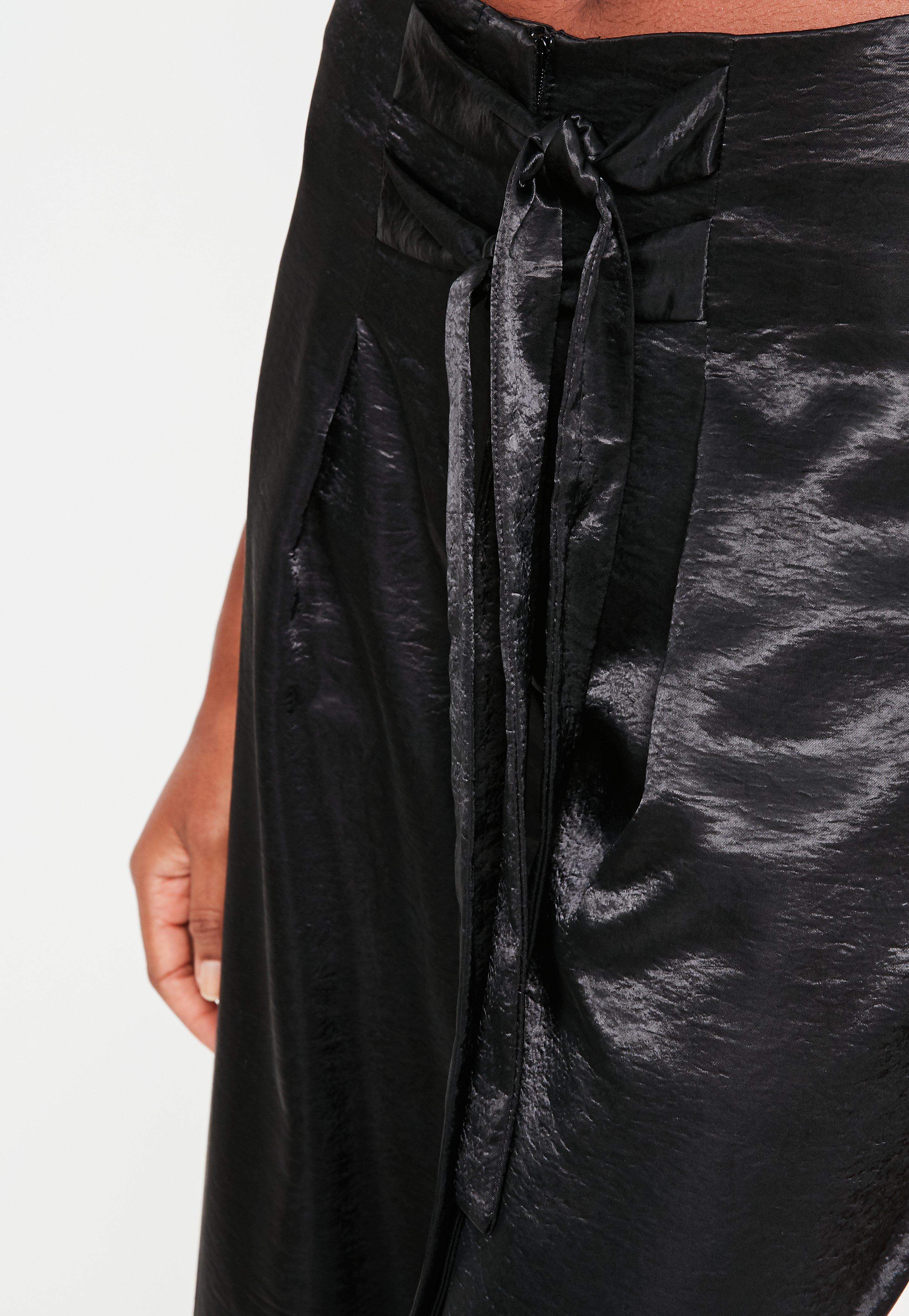 double tie wrap pants