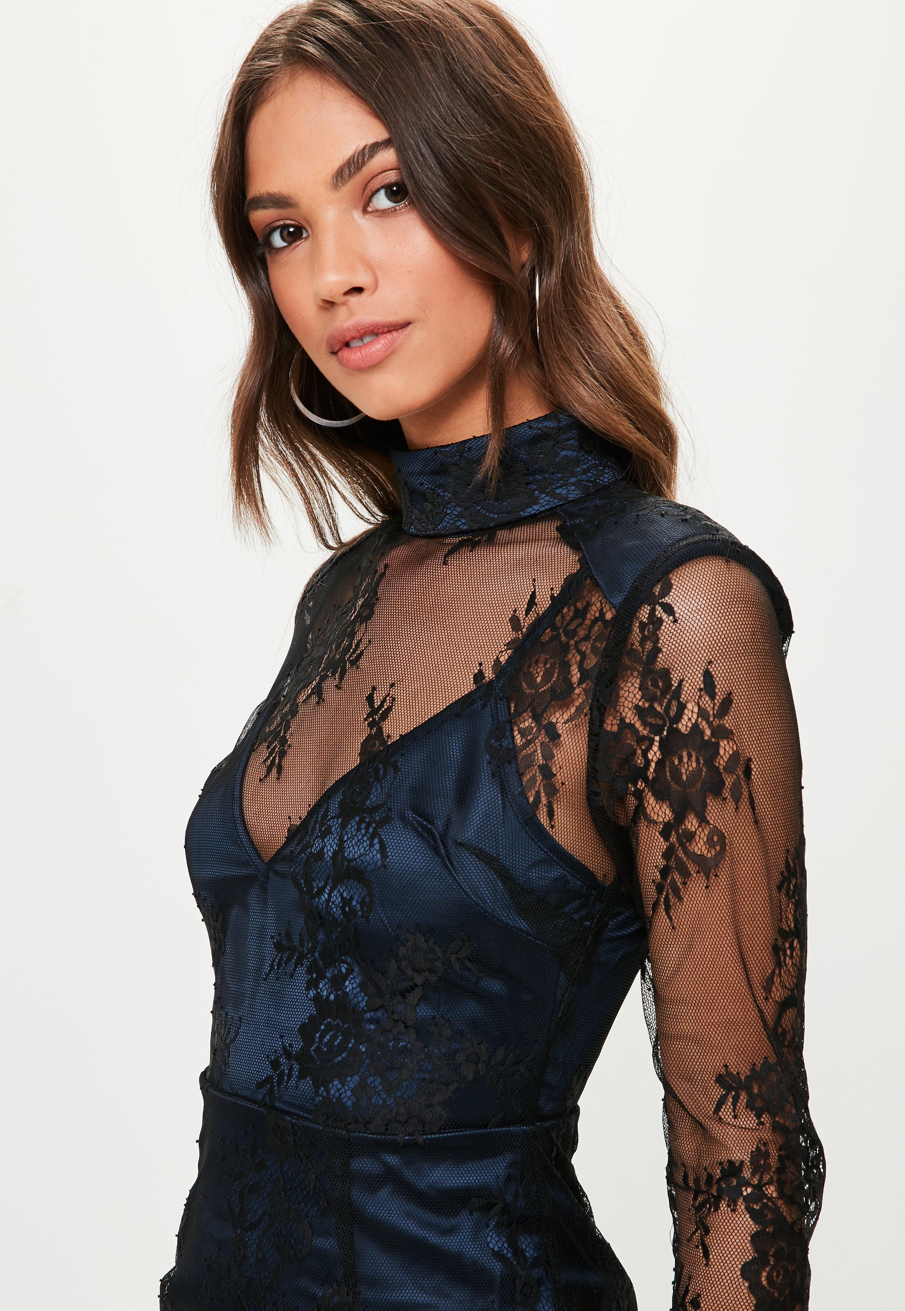 New york black bodycon dress high neck in women online brands velvet