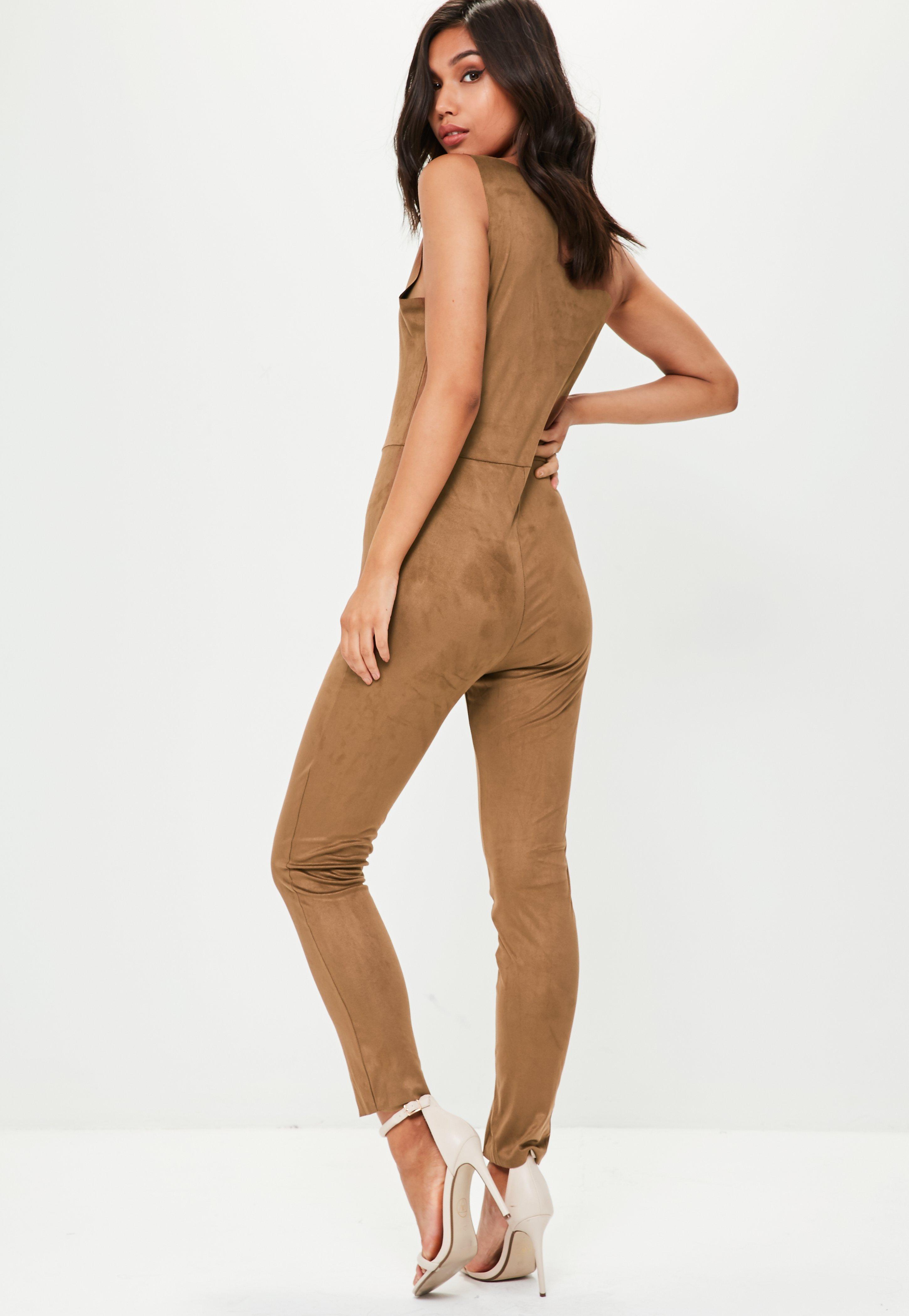 suede jumpsuit