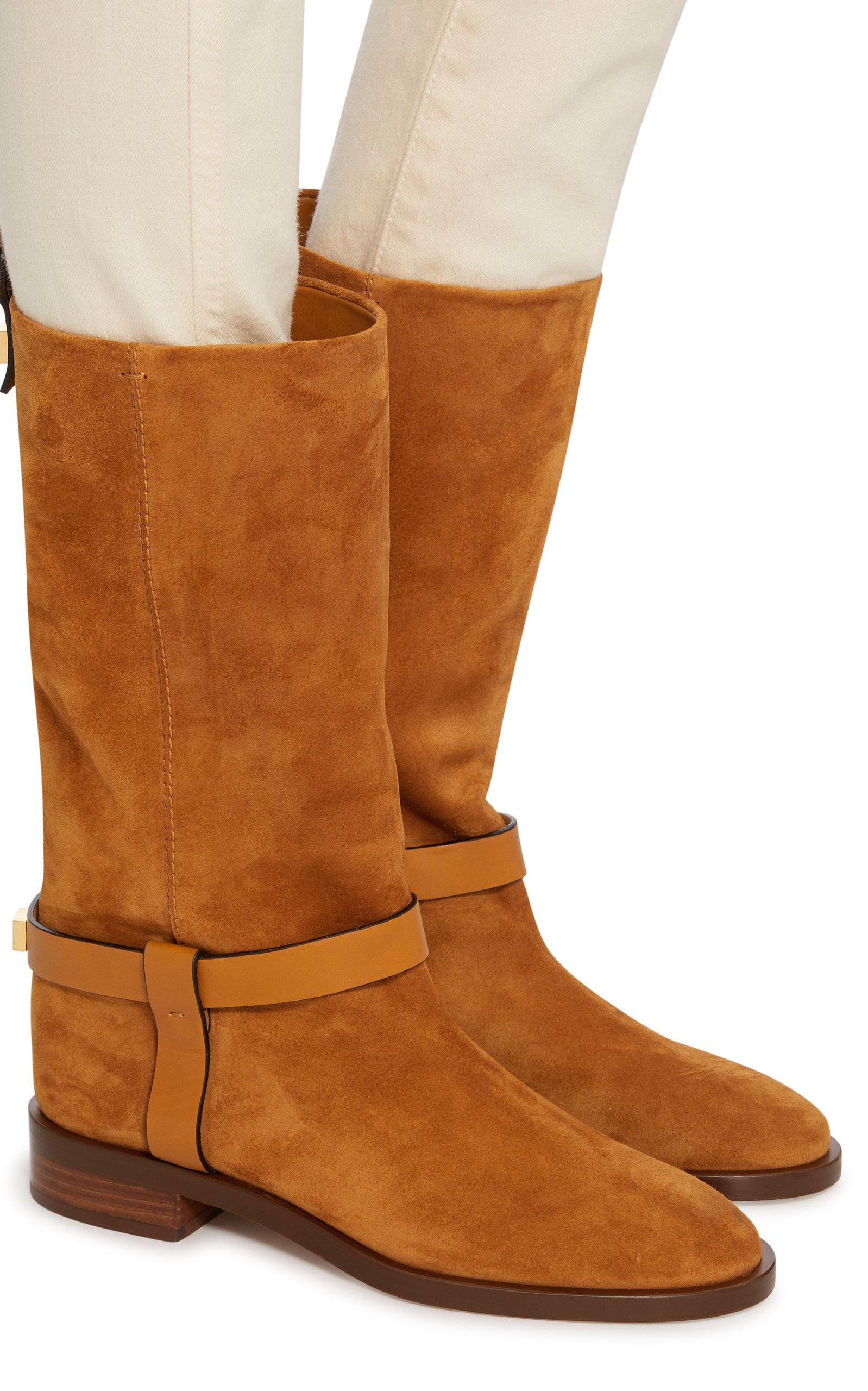 Zwxp4q7vu Stuart Leather Weitzman Trimmed Boots Suede Casey 0YwFqFPgnH