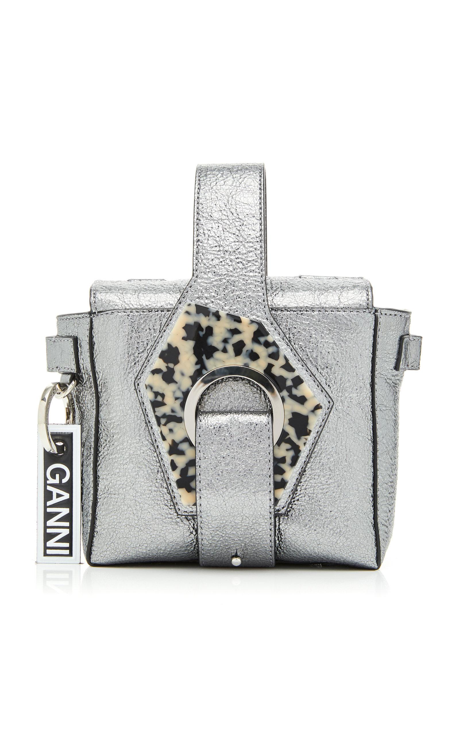 ganni mini crossbody logo bag