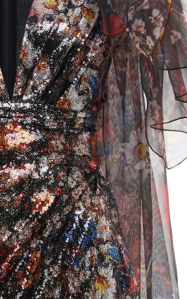 Puffy Sleeve Dress Elie Saab