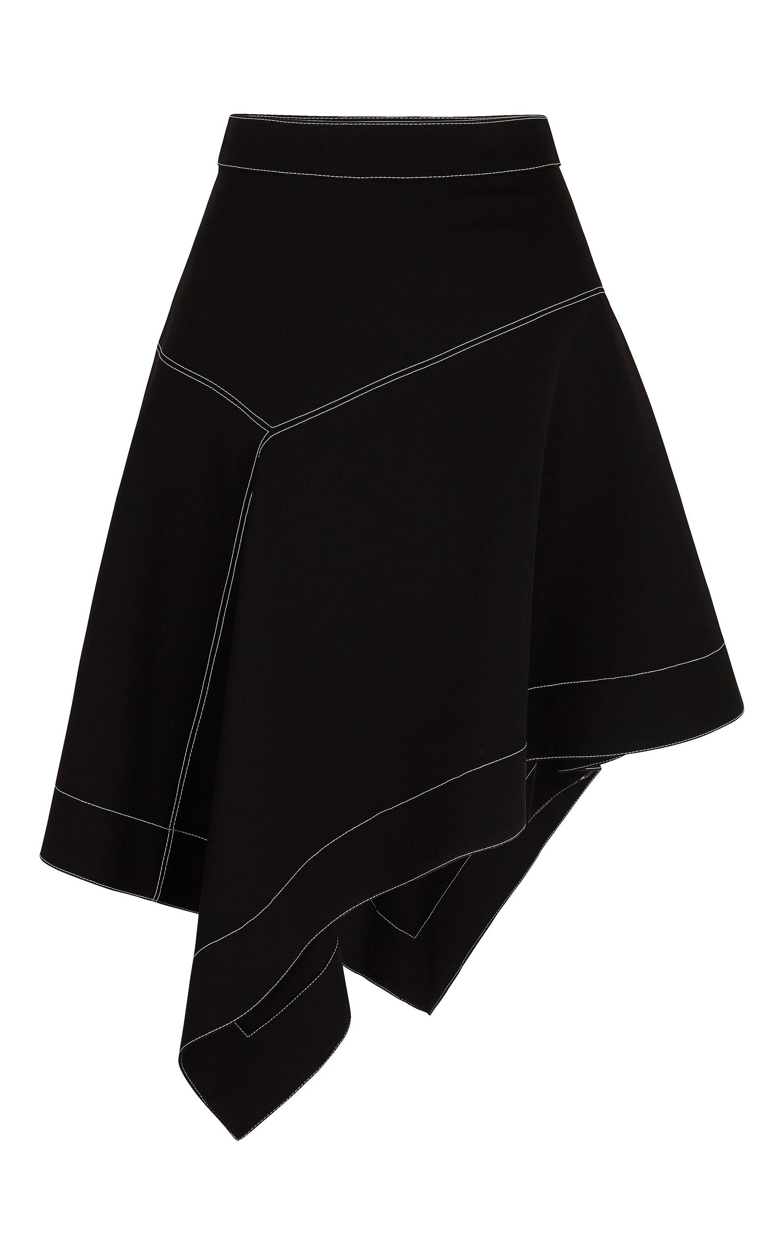 Paper london Mercredi Stitch Skirt in Black | Lyst