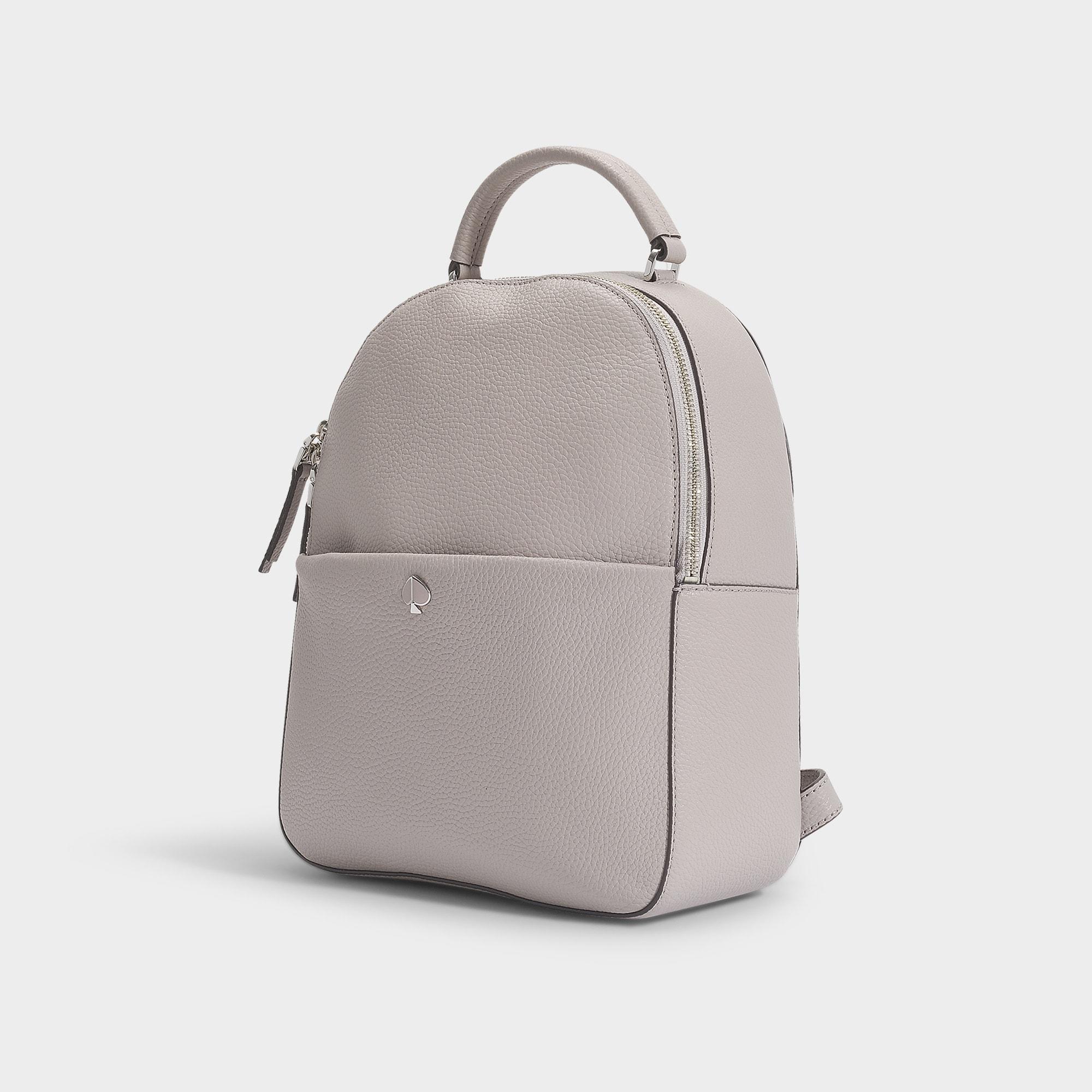 Kate Spade Polly Medium Backpack In Warm Taupe Leather in Natural Lyst