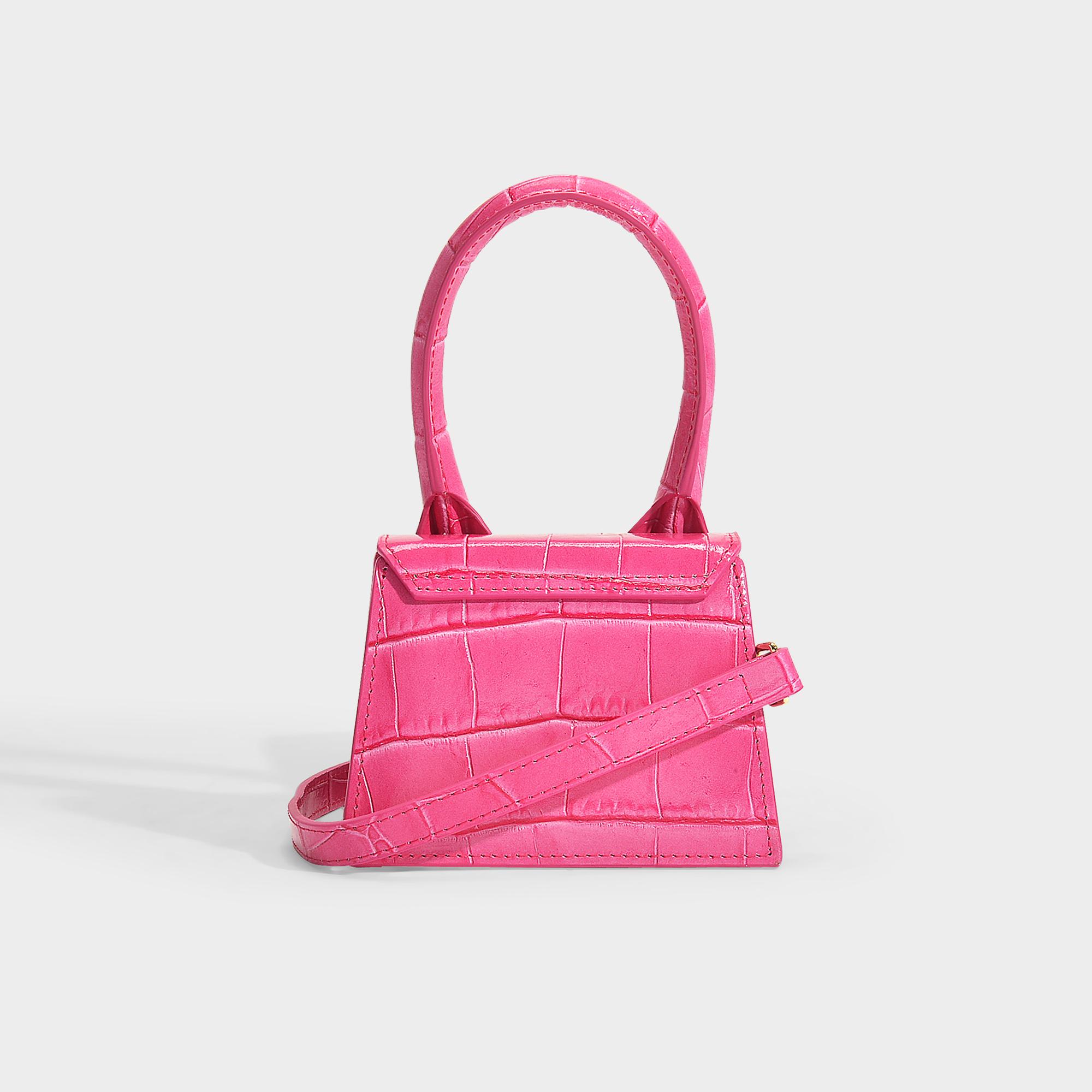 Jacquemus Le Chiquito Bag In Pink Calfskin in Pink - Lyst