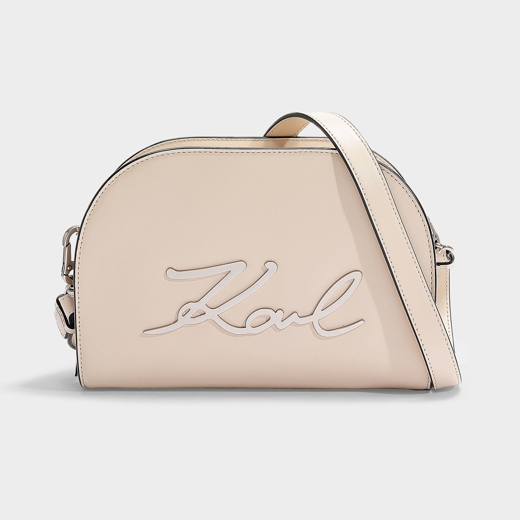 karl lagerfeld beige bag