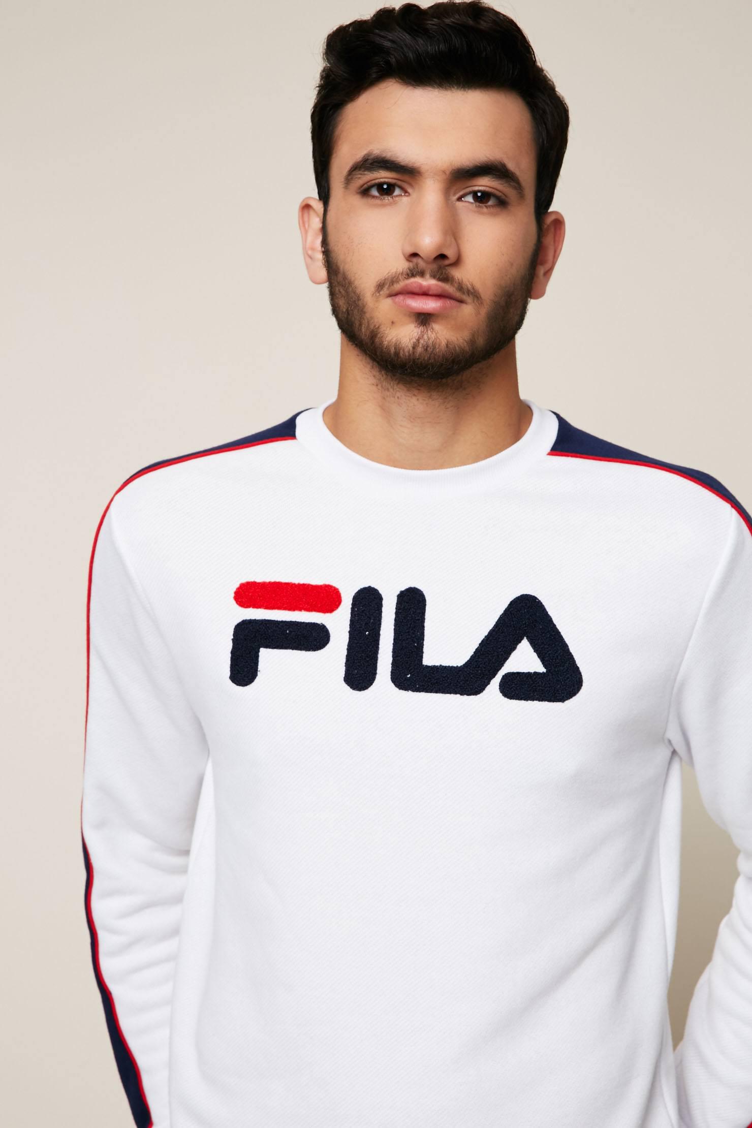 Lyst - Fila Sweatshirt in White for Men