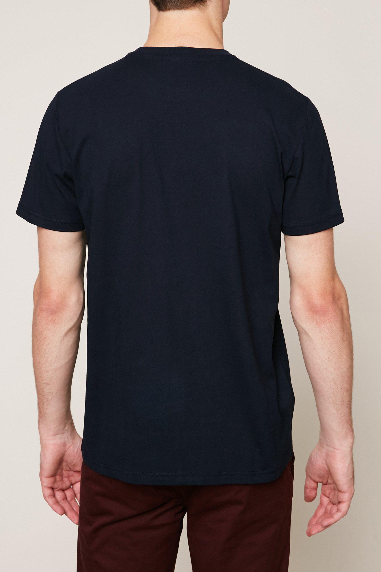 blue fred perry t shirt