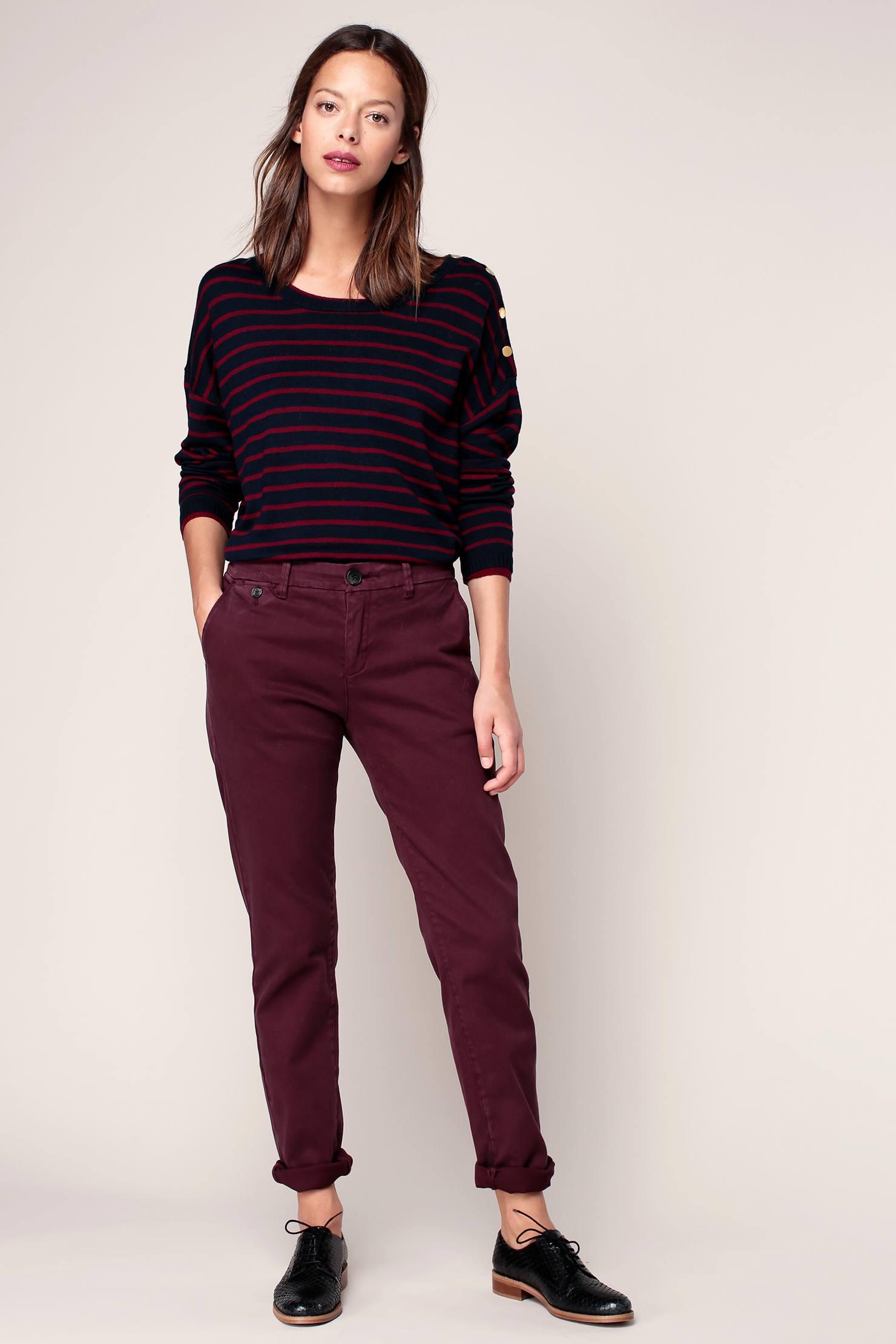 red chino trousers