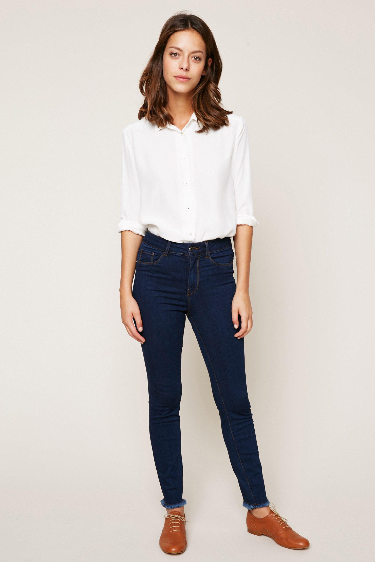 Lyst - Vero Moda High-waisted Jeans in Blue