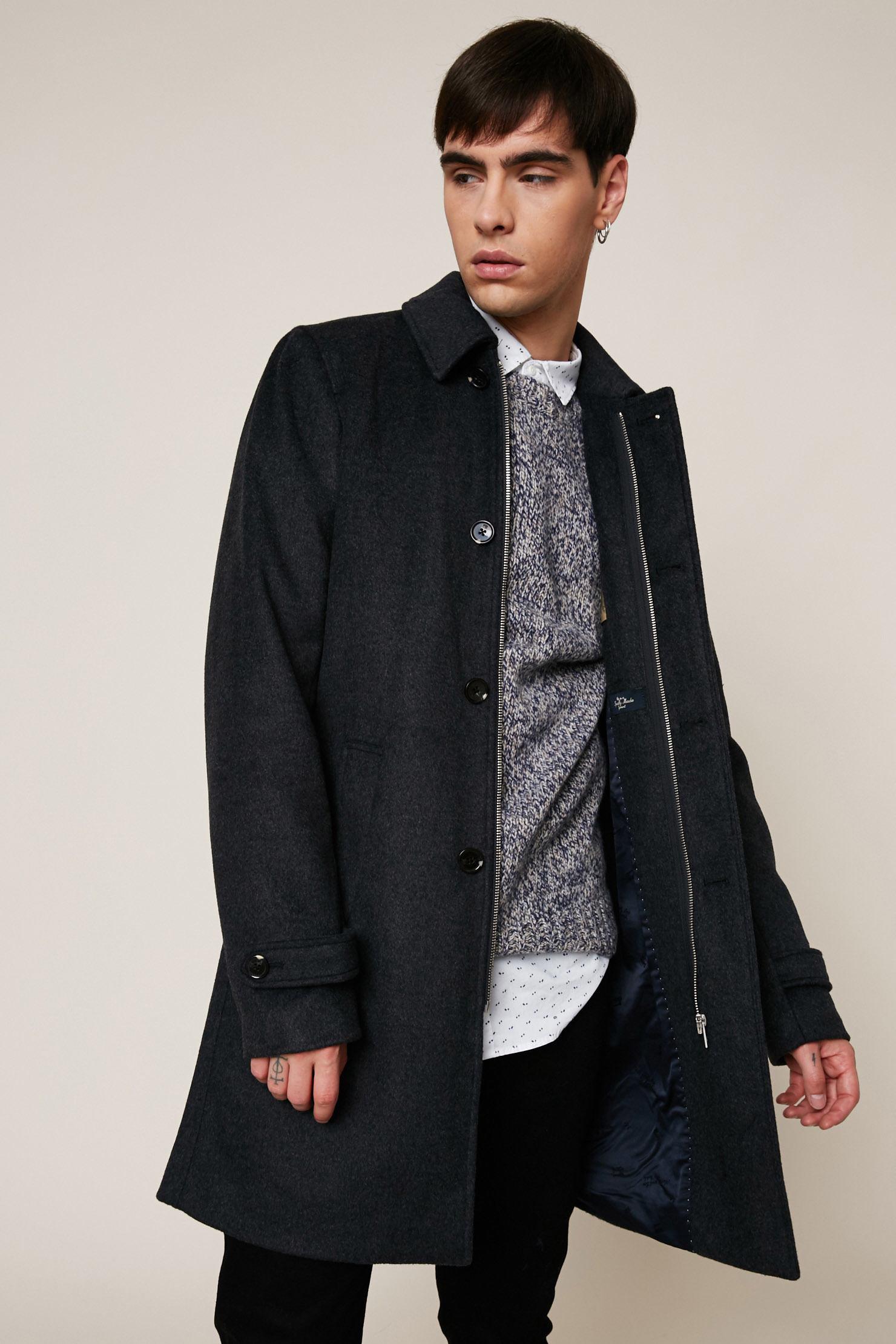 Lyst - Scotch & Soda Coat In Gray For Men