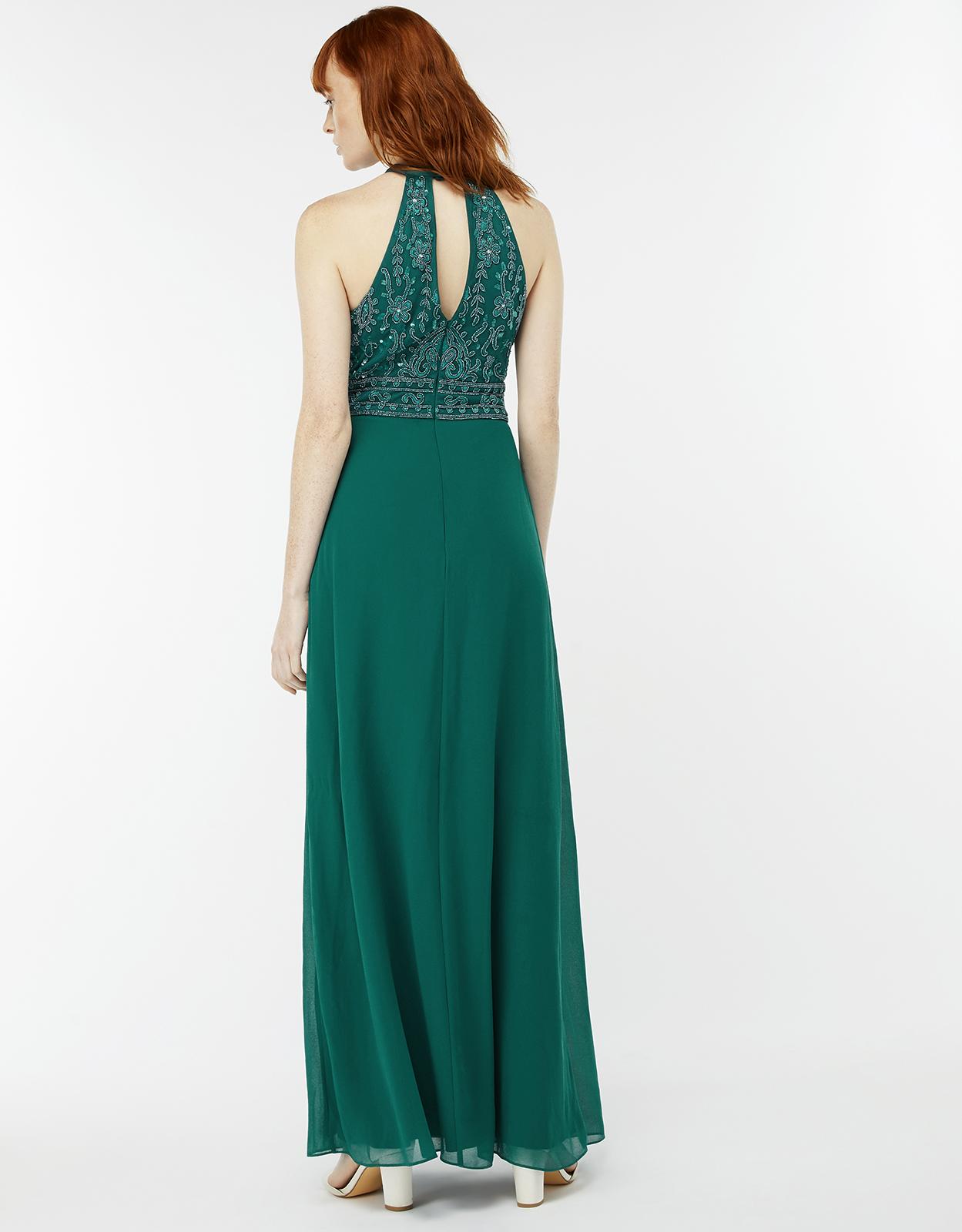 Monsoon Mimi Embellished Maxi Dress in Green Lyst