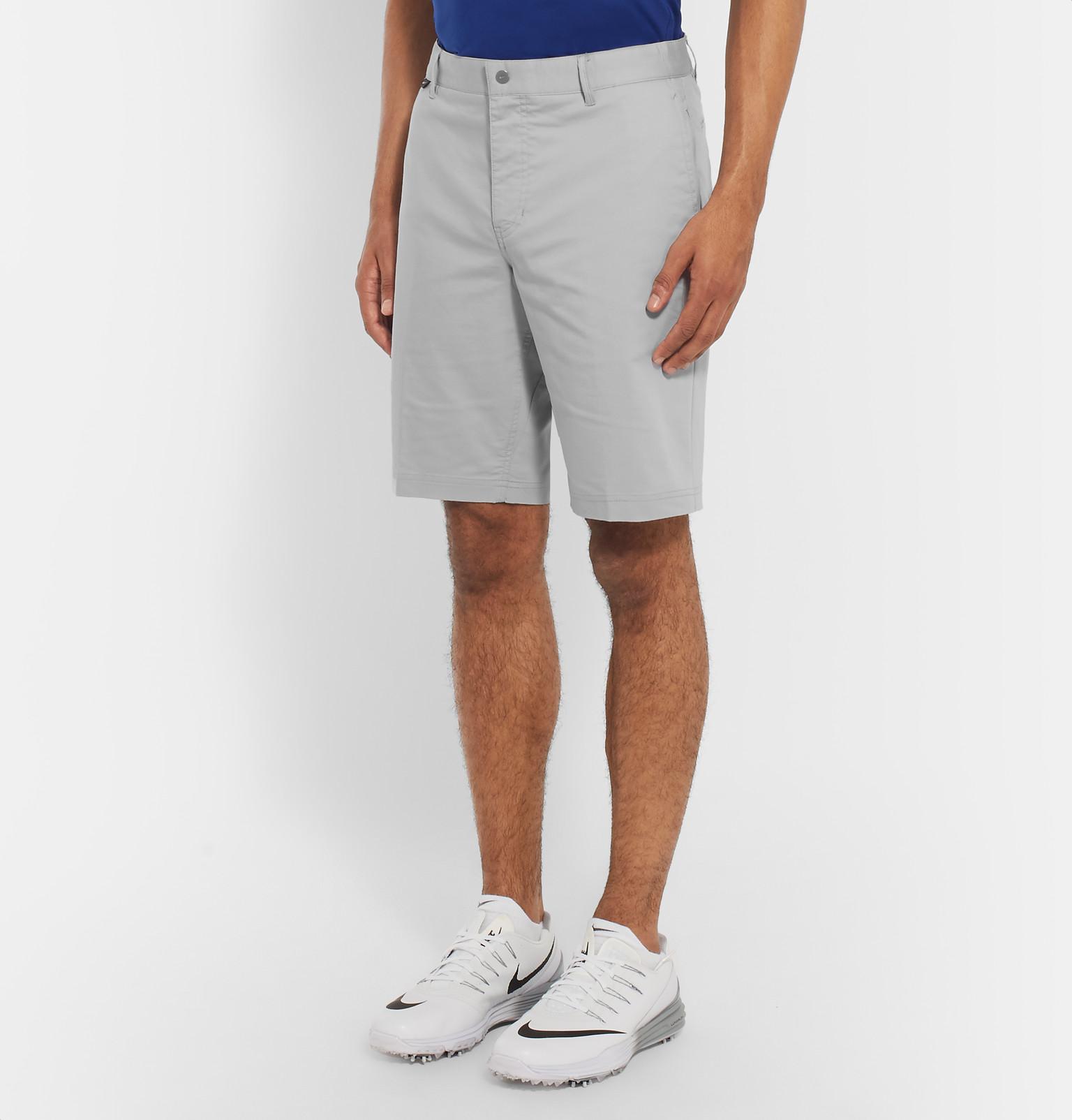 men's slim fit golf shorts