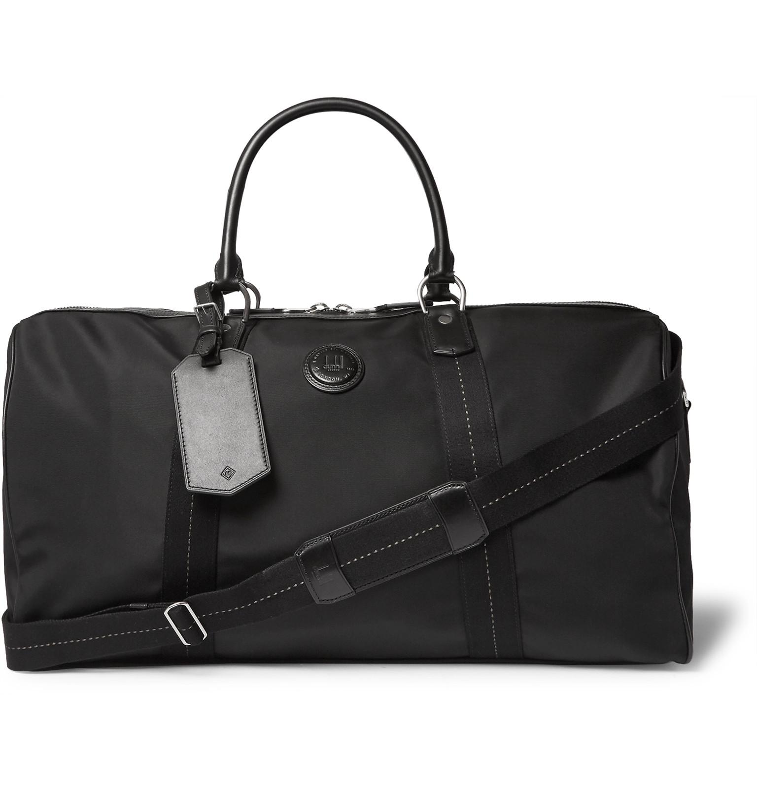 dunhill leather holdall