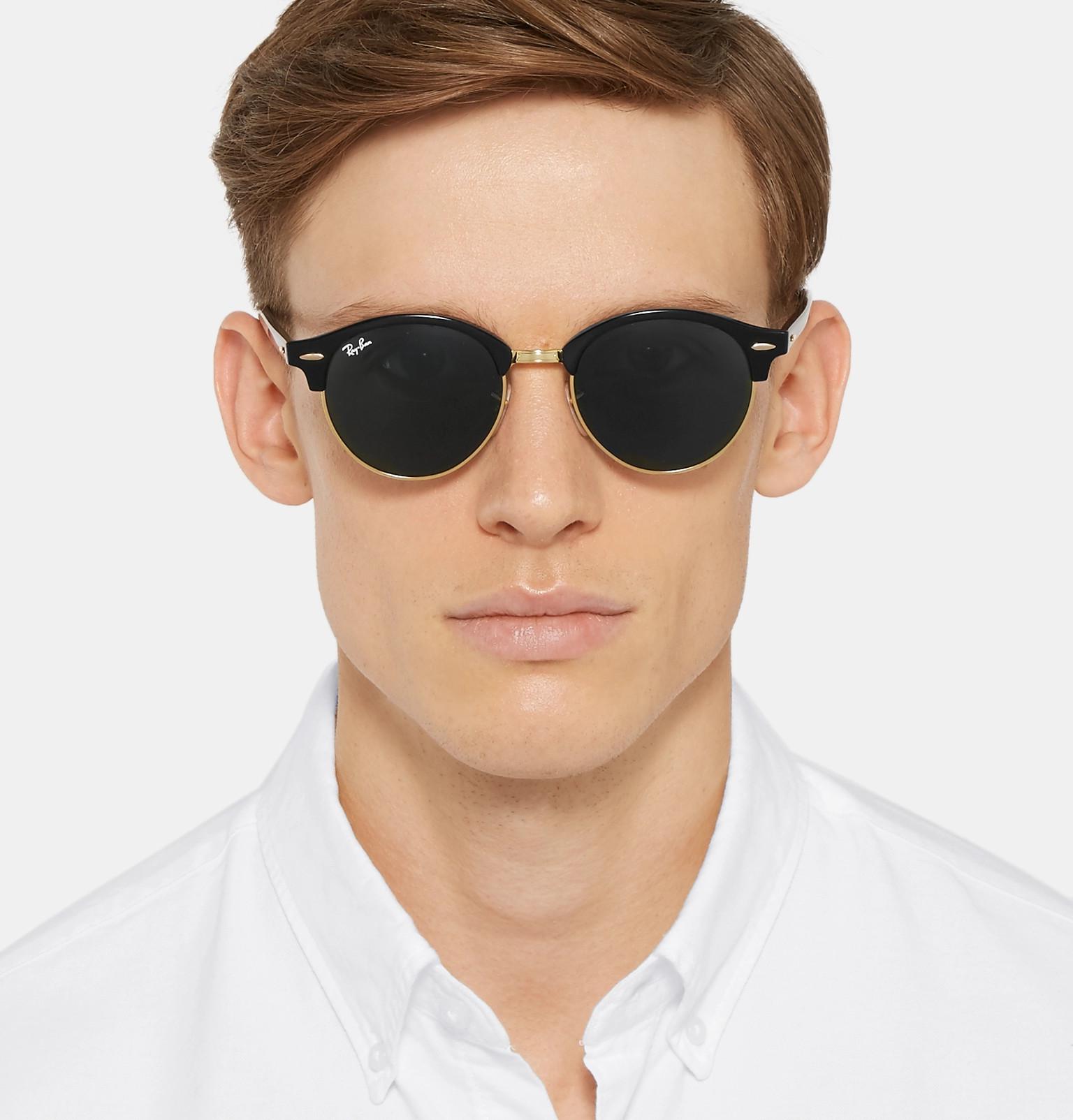 Ray Ban Clubmaster Classic Tortoise Polarized Shop Clothing Shoes Online