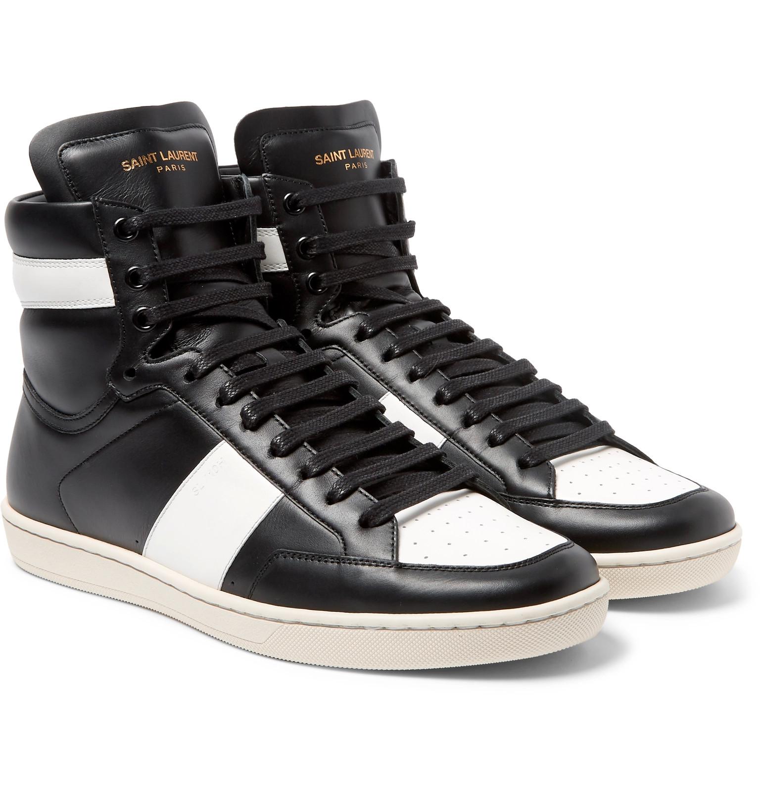 saint laurent high top sneakers