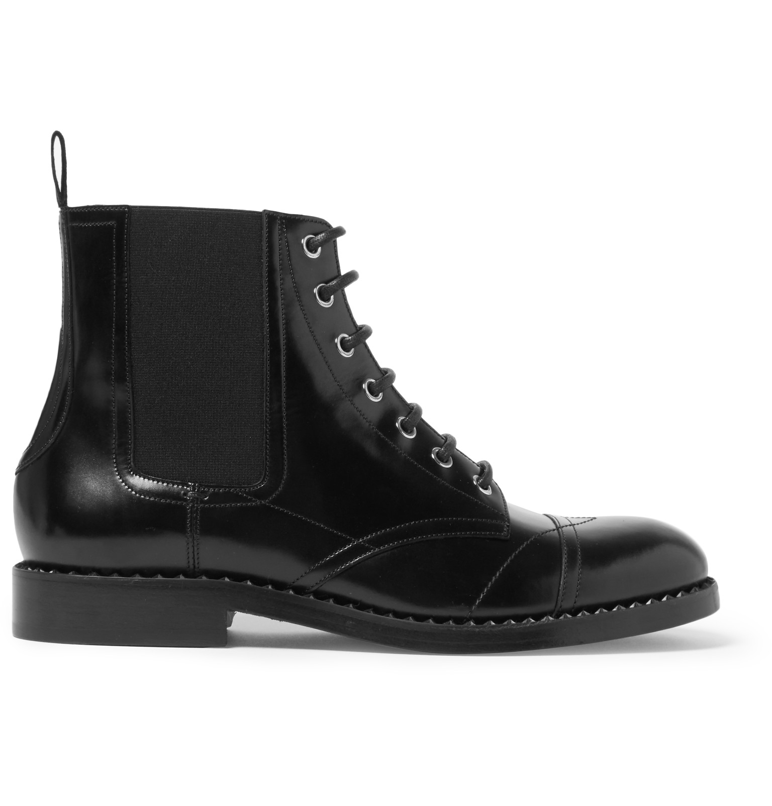 Jimmy choo Jules Polished-leather Boots in Black for Men | Lyst