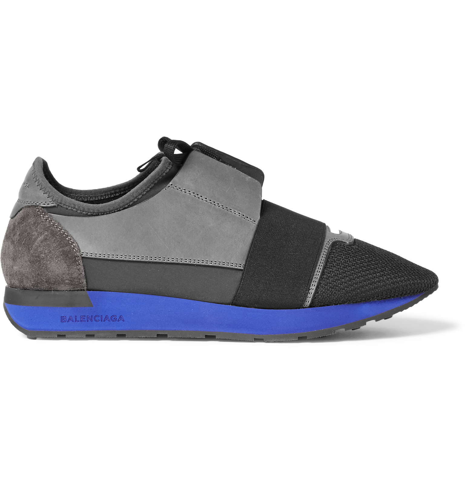 face mesh app in And Mesh Sneakers Neoprene Panelled Leather, Balenciaga