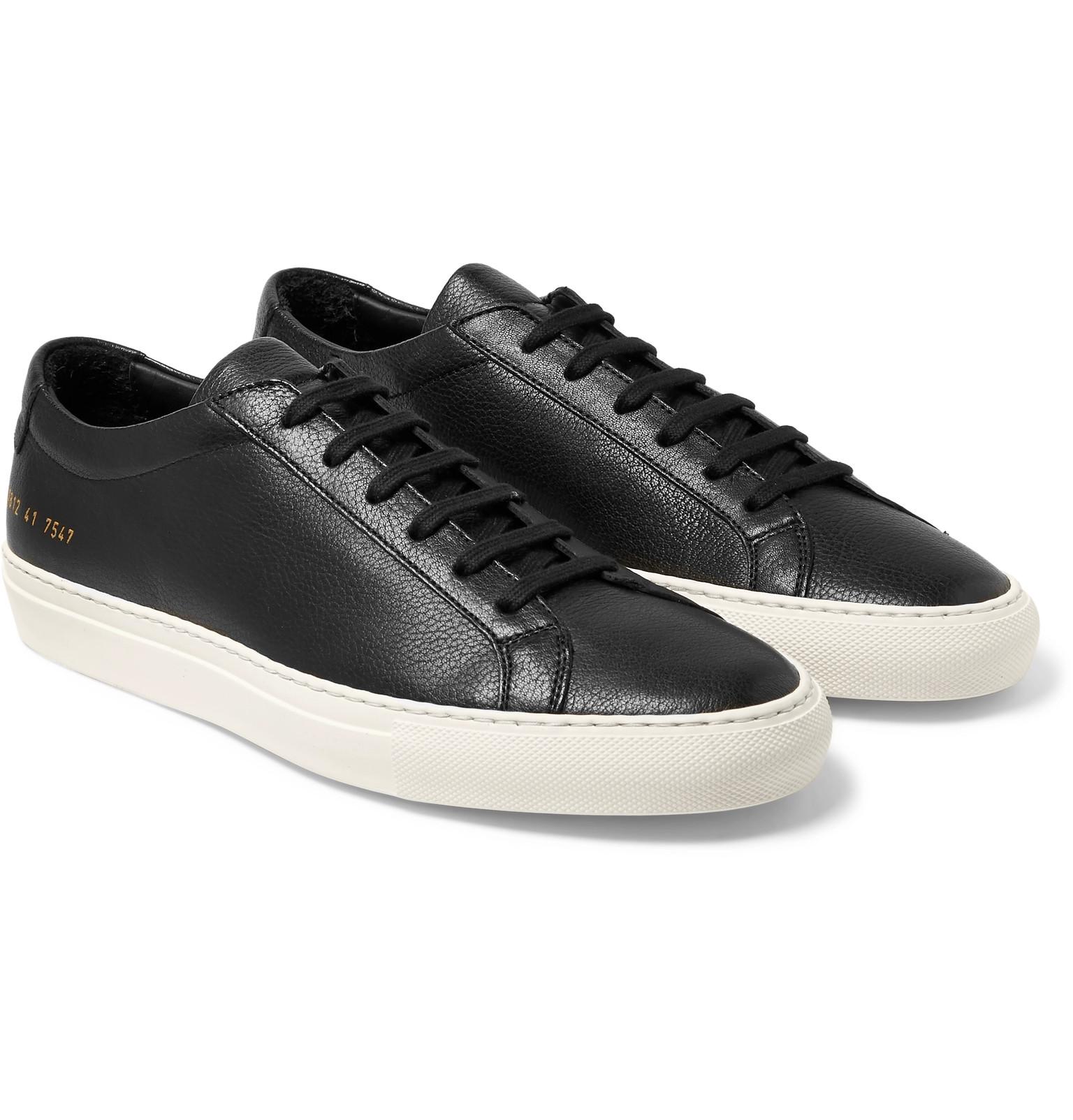 Lyst - Common Projects Original Achilles Full-grain Leather Sneakers in ...