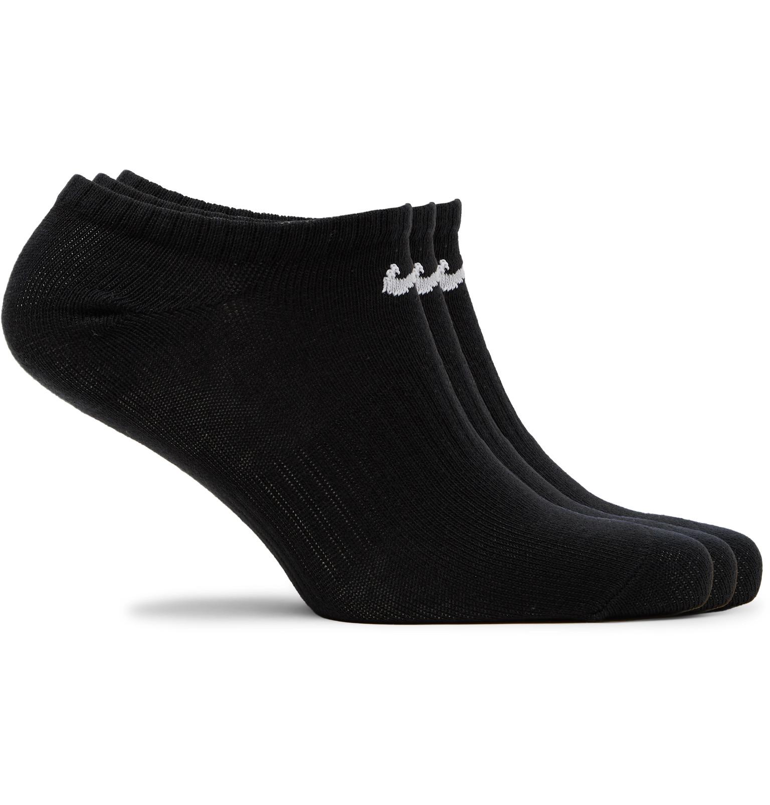 mens nike no show dri fit socks