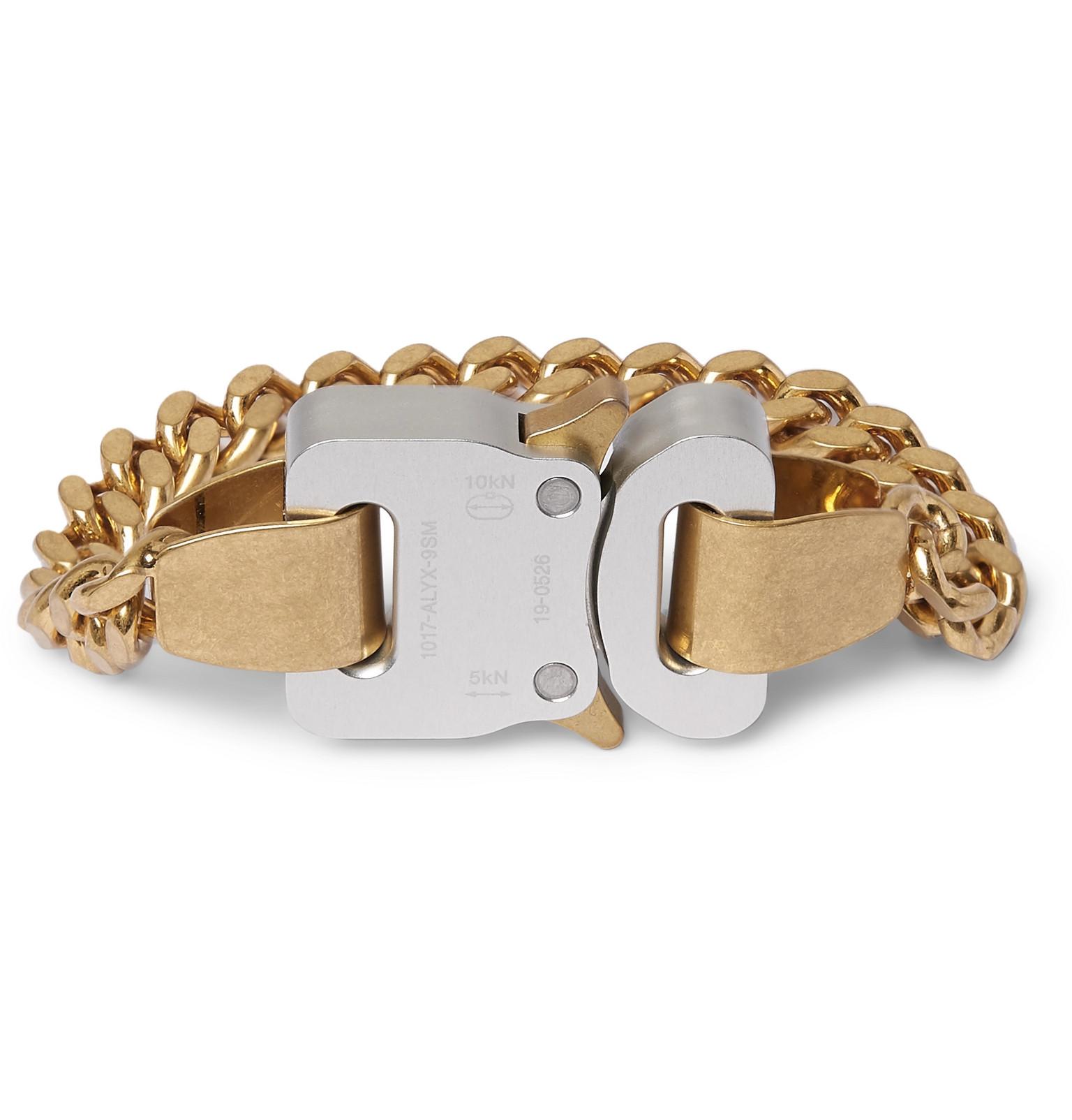 1017 ALYX 9SM Gold And Silver-tone Bracelet in Metallic for Men - Lyst