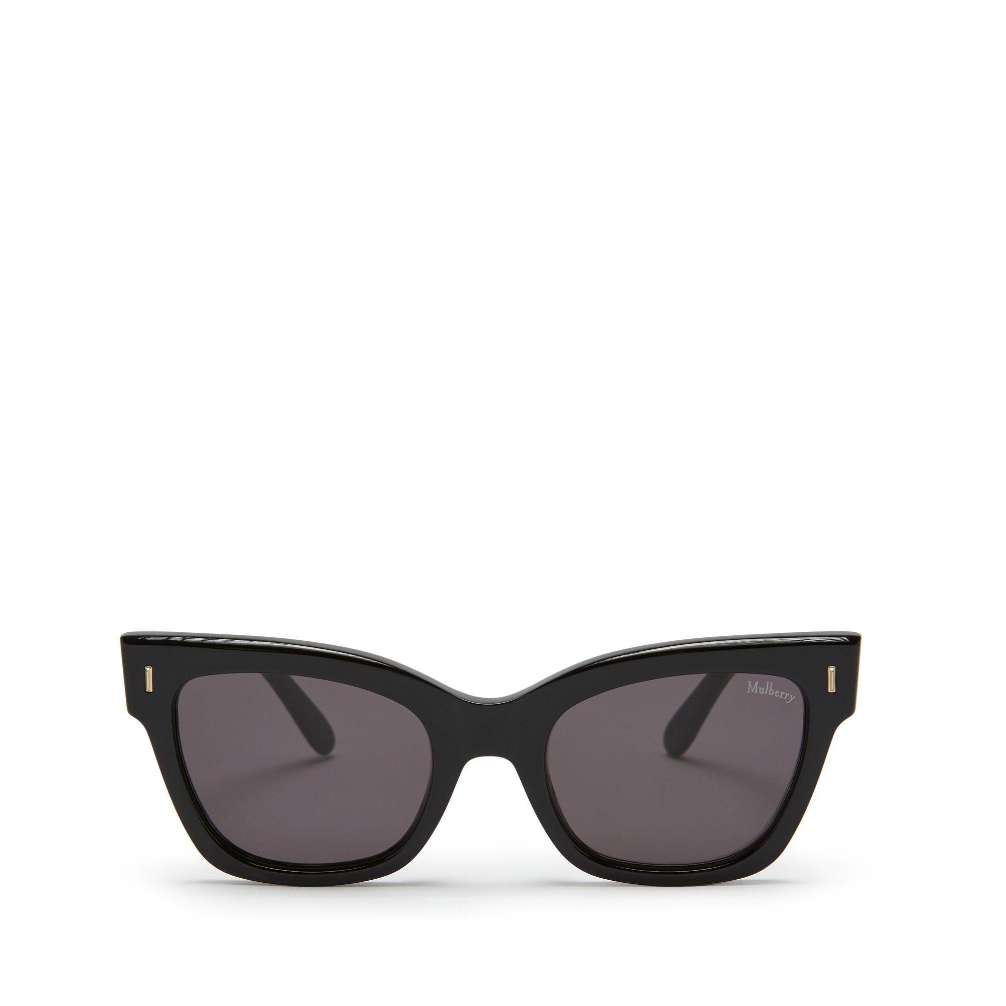 Mulberry Kate Sunglasses In Black Acetate in Black - Lyst