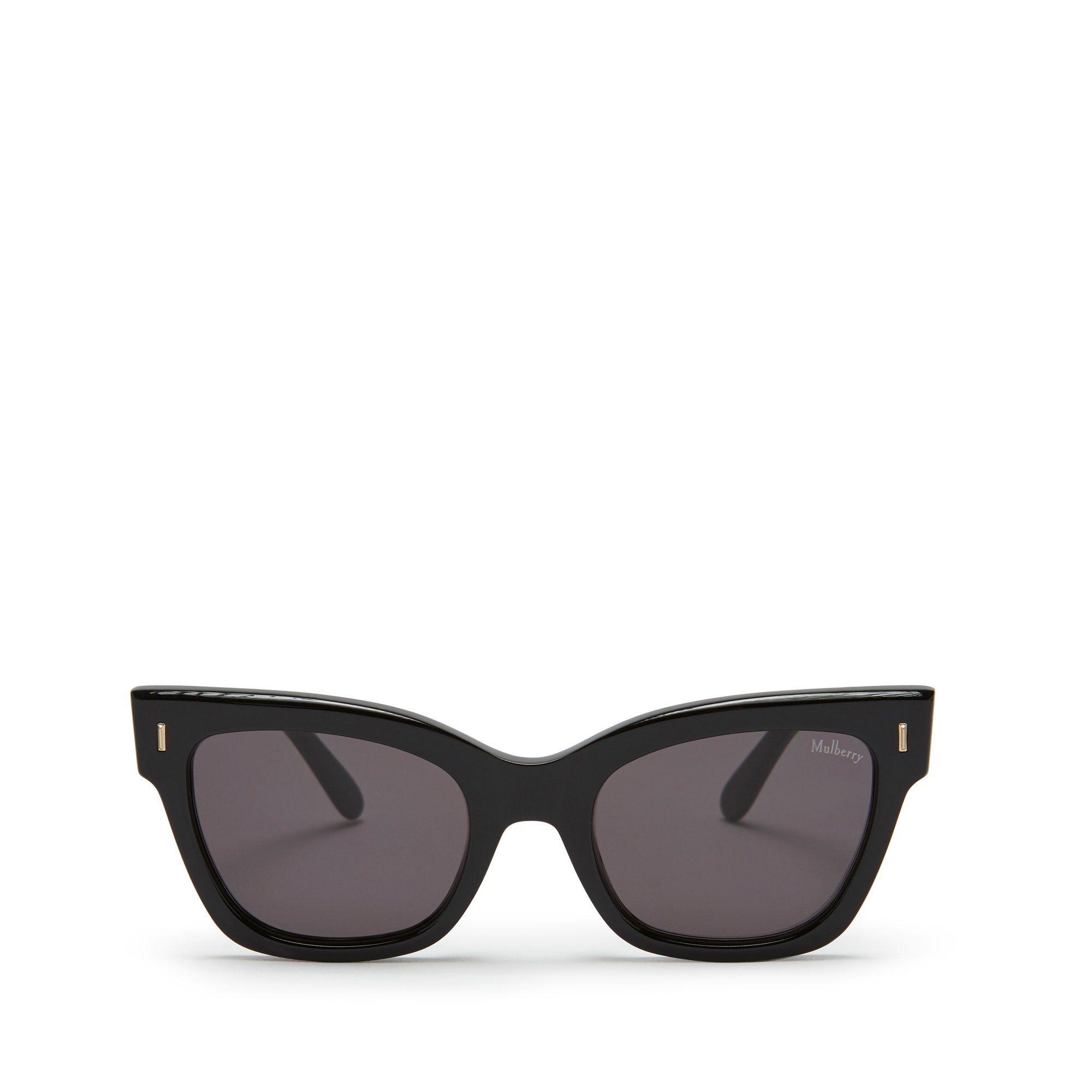 Mulberry Kate Sunglasses In Black Acetate in Black Lyst