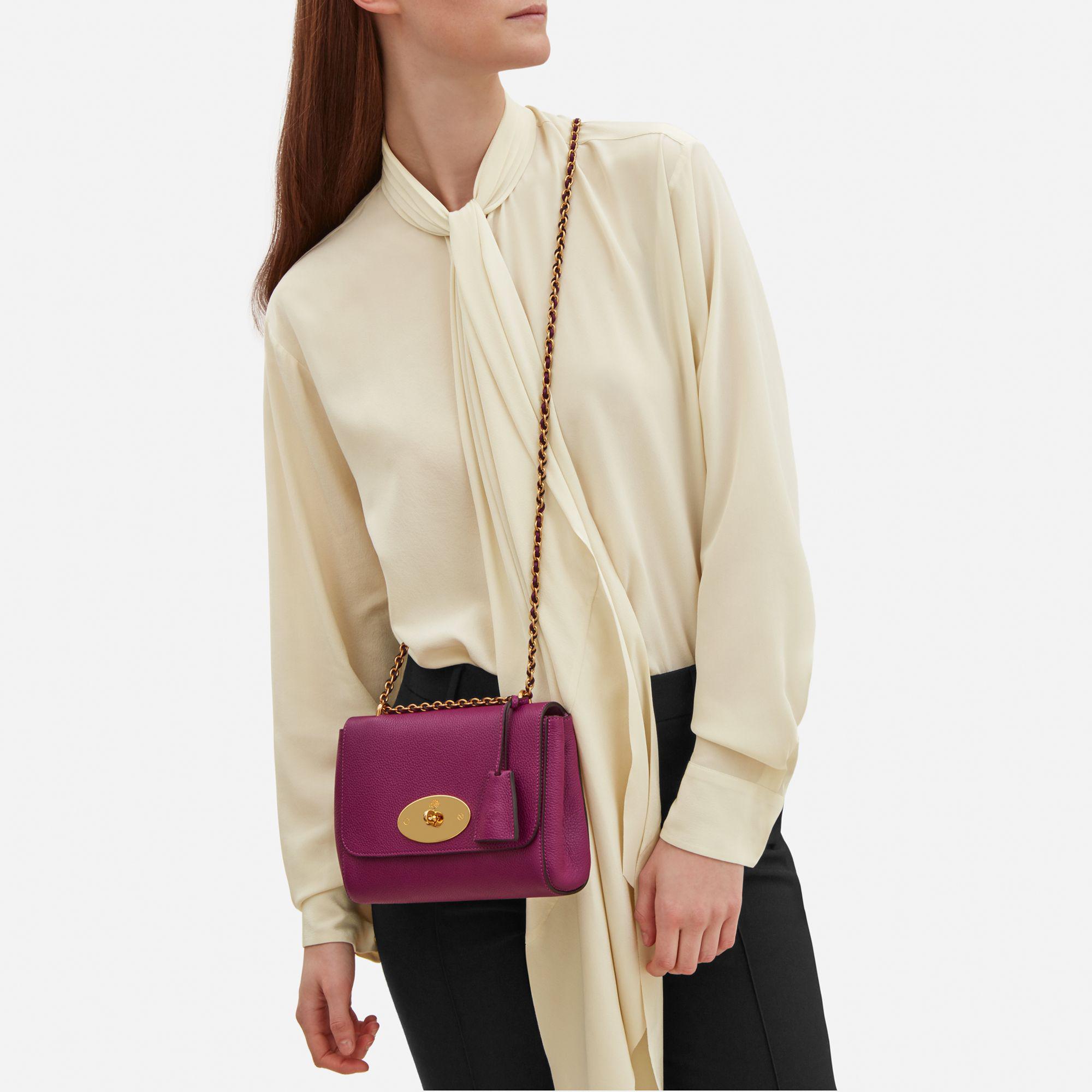 Lyst - Mulberry Lily Shoulder Bag in Purple